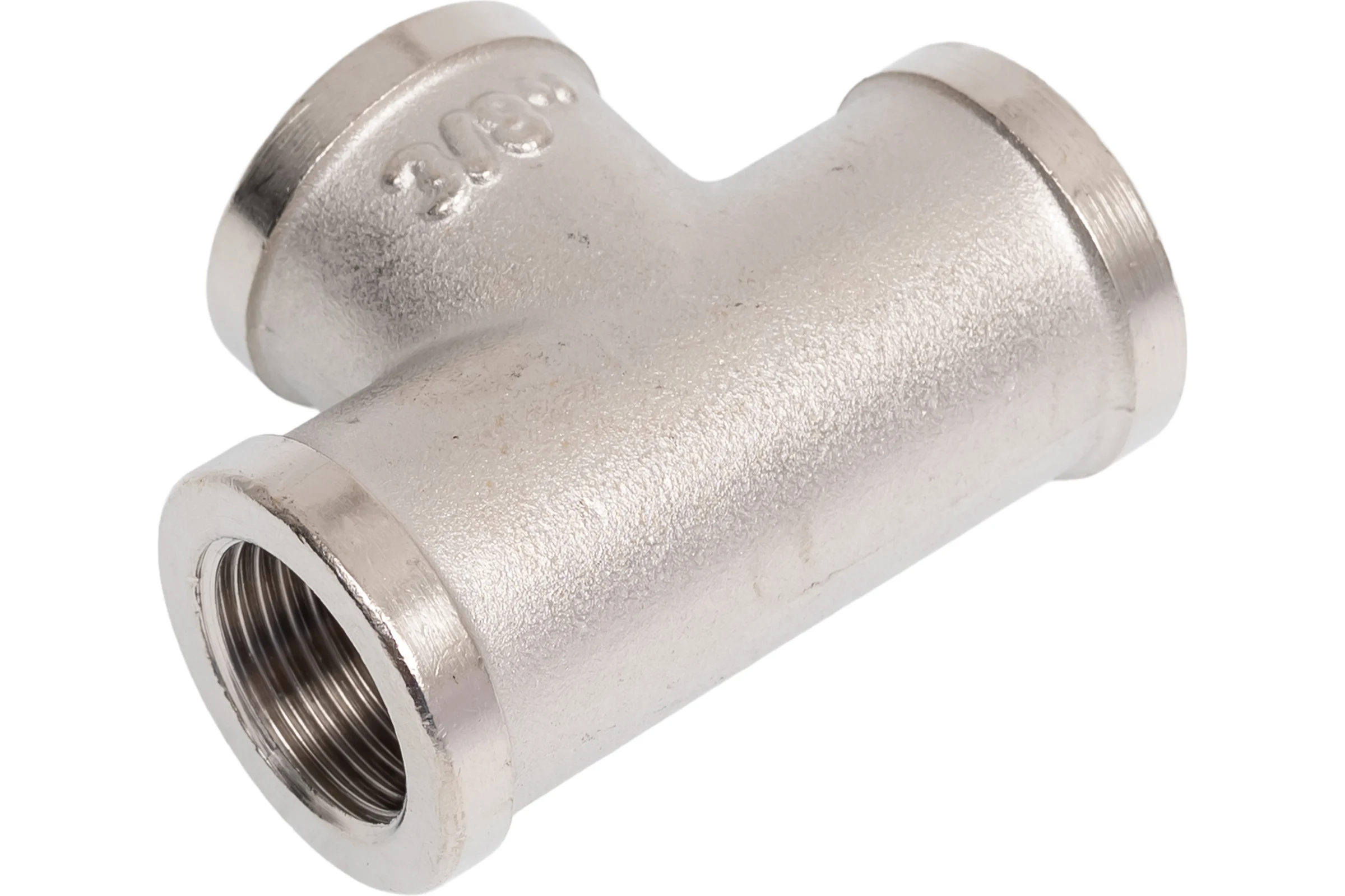 Никелированный тройник STOUT ВВ 3/8 SFT-0020-000038 RG008Q0QSVT5V8