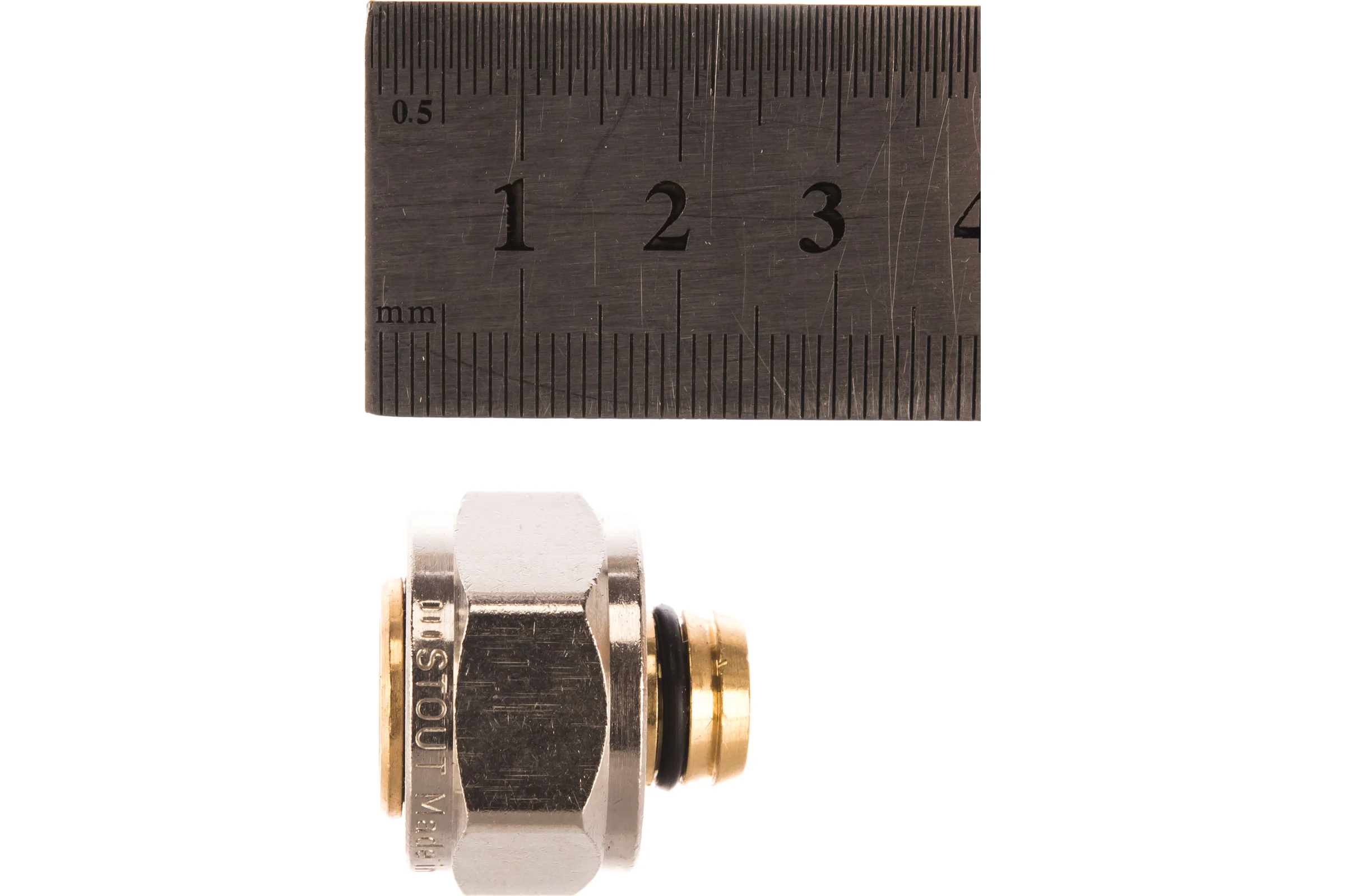 Компрессионный фитинг для труб PEX-AL-PEX STOUT 16х2,0х1/2 SFC-0022-001620 RG008P29KAKFK5