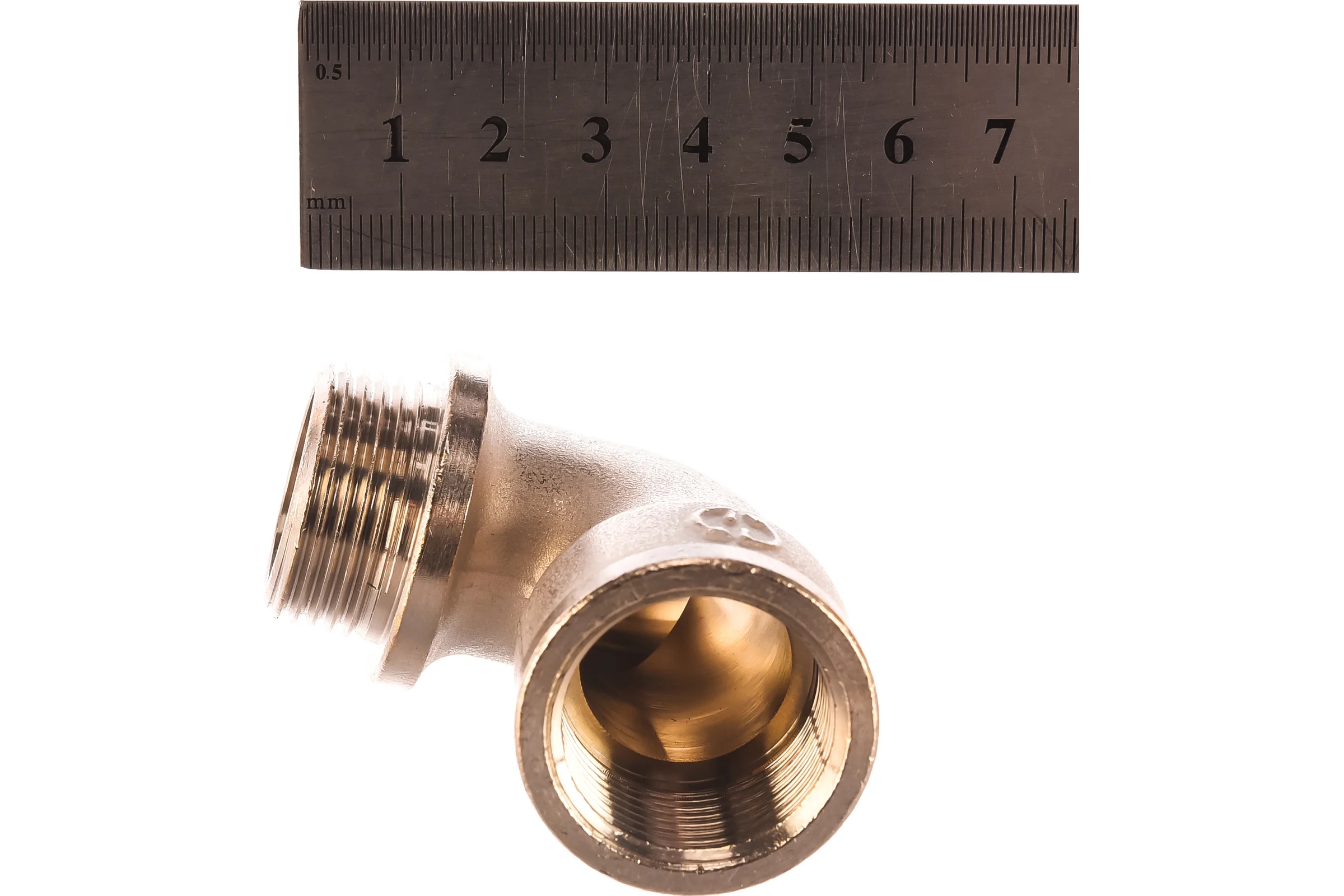 Угольник с упором STOUT НВ никелированный 3/4 SFT-0016-000034 RG008Q0QSSU9B3