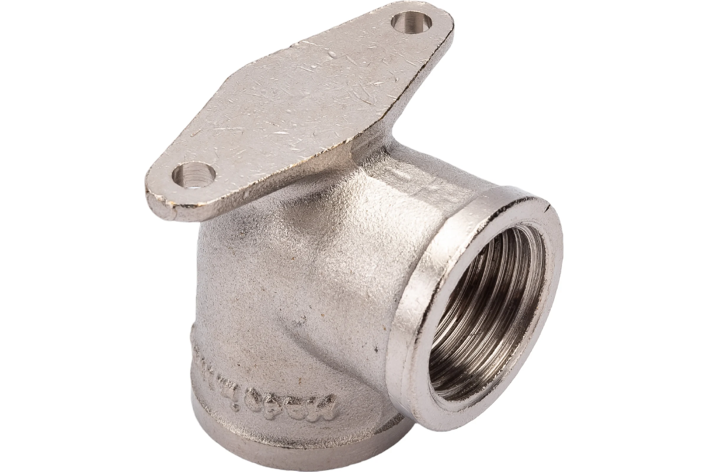 Никелированный угольник с креплением STOUT ВР 1/2 SFT-0039-000012 RG008Q0SHRAU78