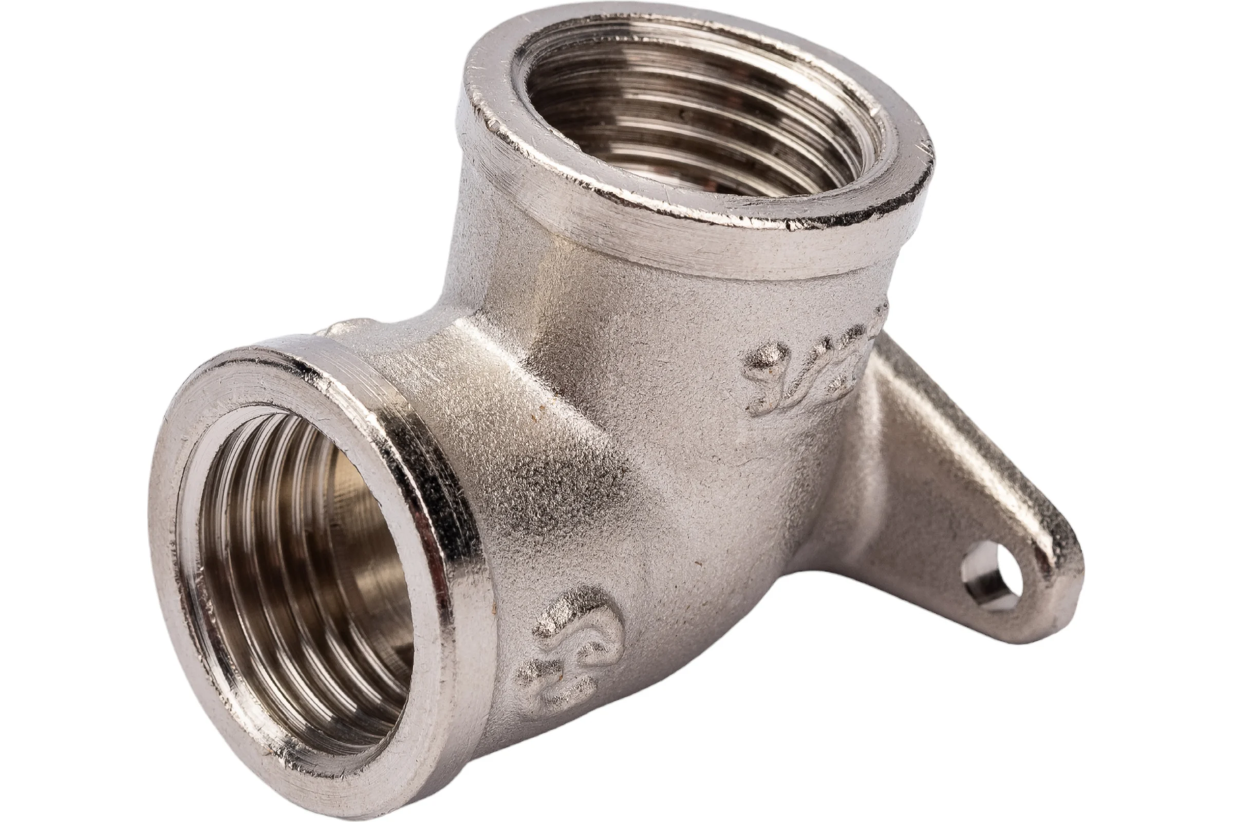 Никелированный угольник с креплением STOUT ВР 1/2 SFT-0039-000012 RG008Q0SHRAU78