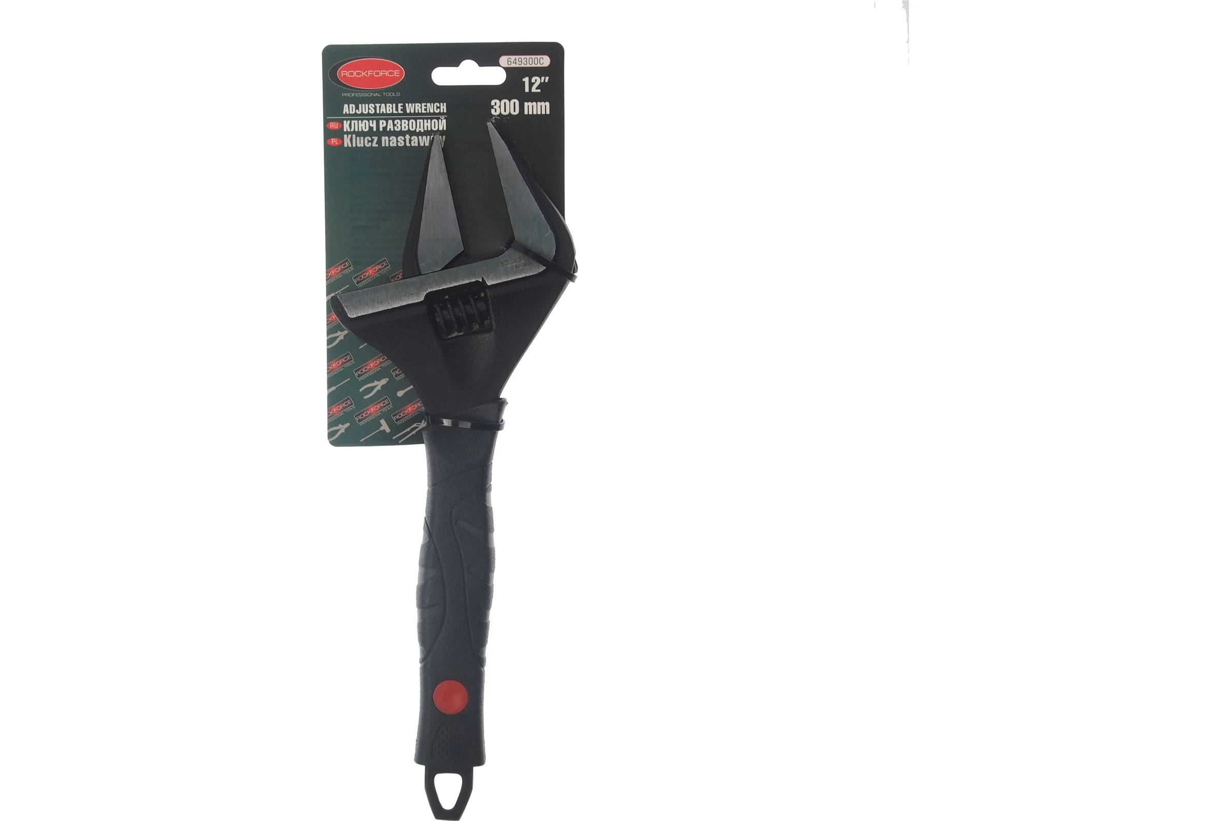 Разводной ключ с прорезиненной рукояткой Rockforce RF-649300C(26297)