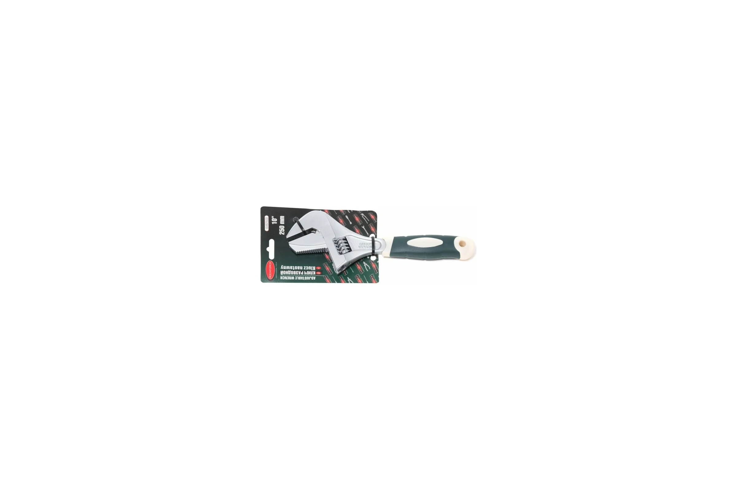 Разводной двухзахватный ключ с переставной губкой ROCKFORCE RF-649250D