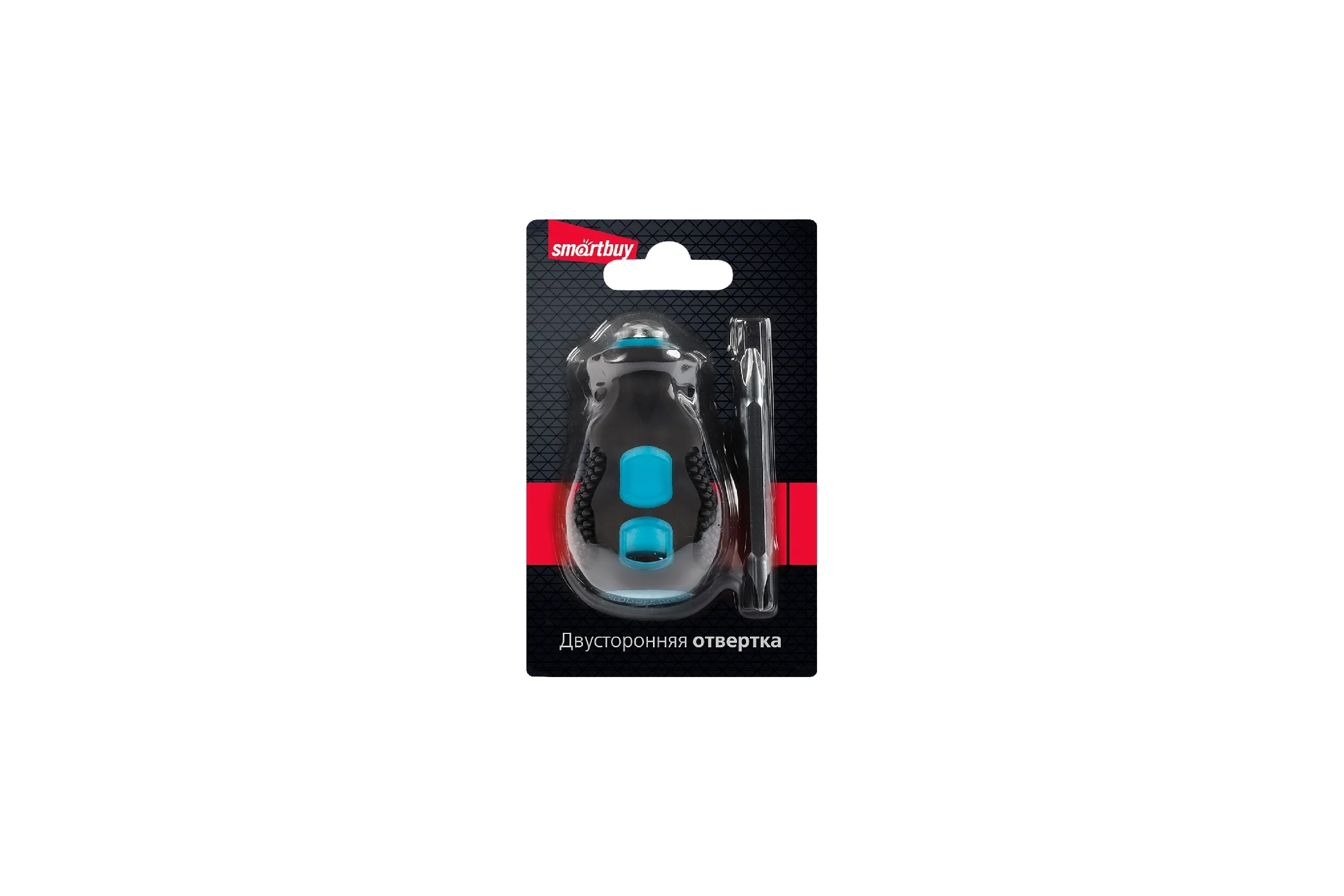 Двусторонняя отвертка Smartbuy ph2, sl6, короткая бита 38 мм, cr-v, tools SBT-SCN-2P4