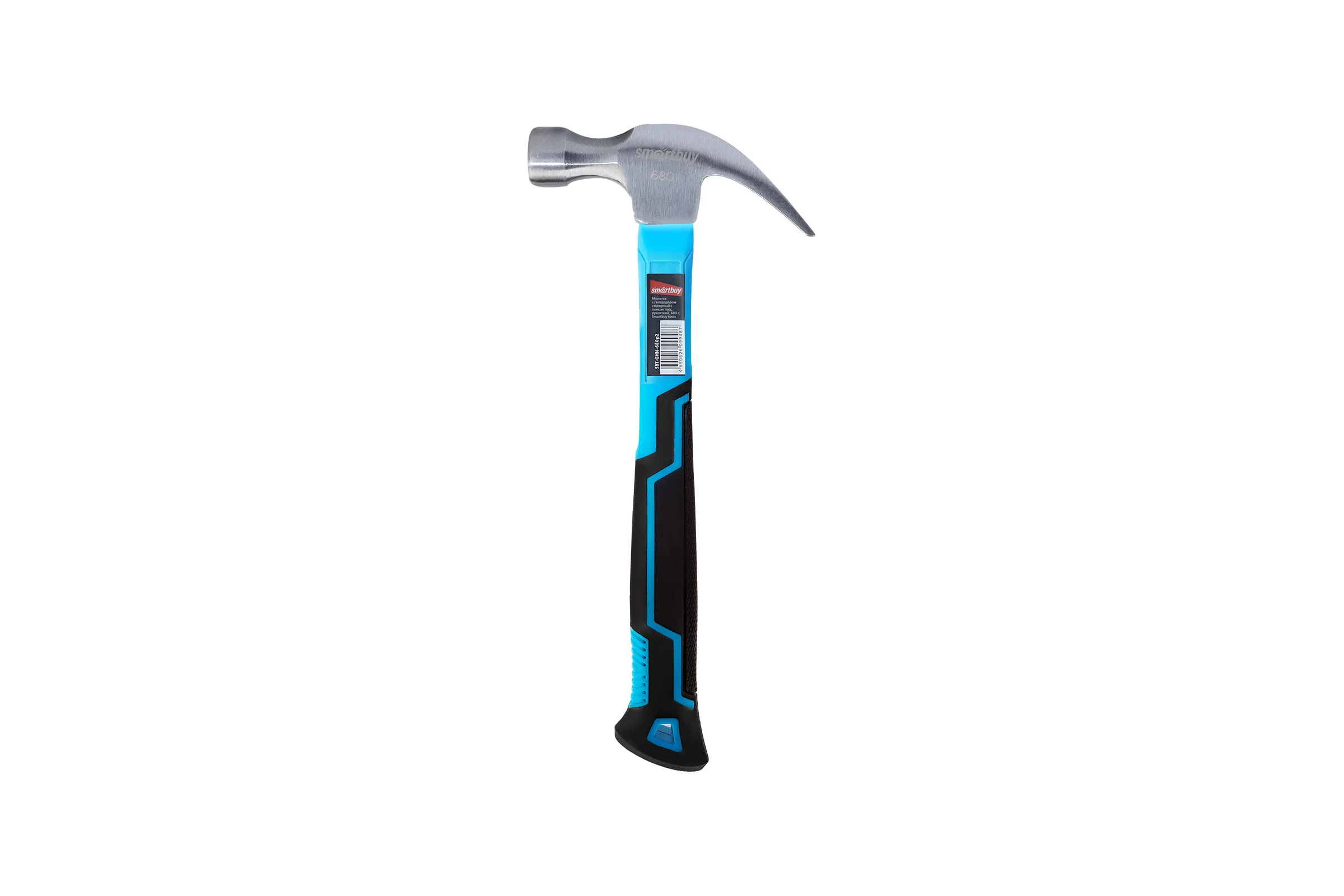 Столярный молоток с гвоздодером с плексигласовой рукояткой Smartbuy 680 г, tools SBT-GHN-680p2