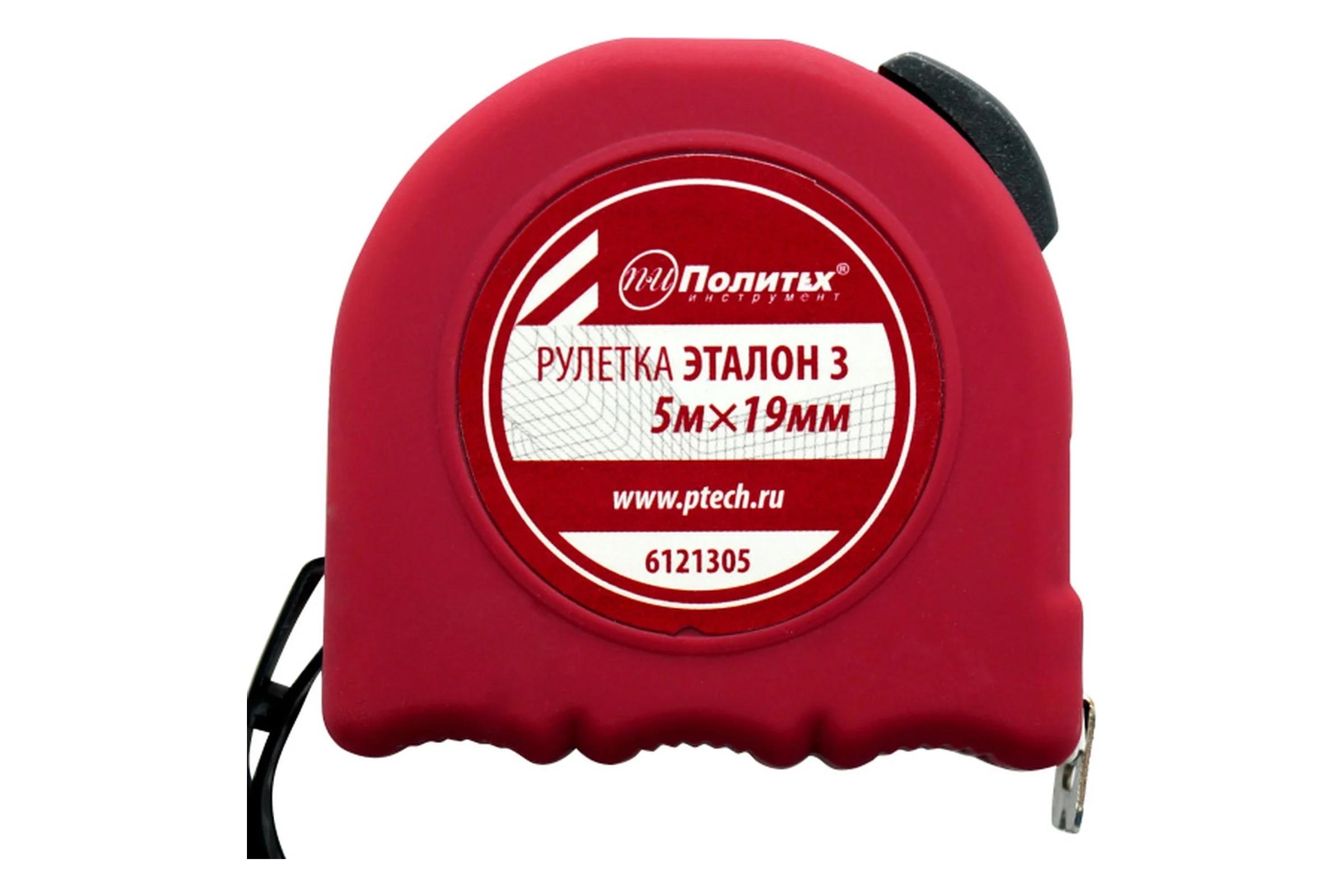 Рулетка Политех Эталон-3 5 м, 19 мм, пластиковый корпус 6121305