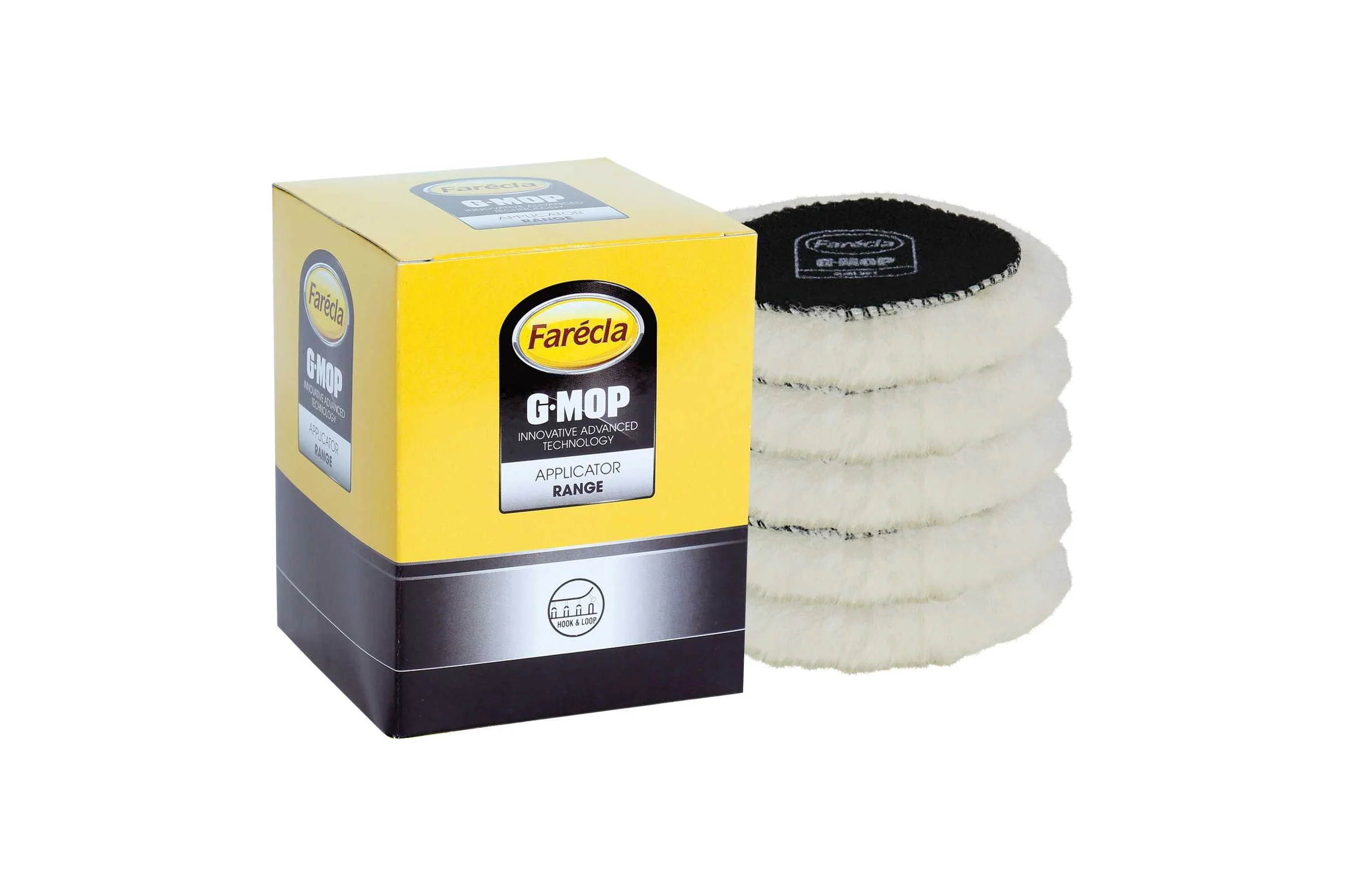 Меховой полировальник G Mop 3" Lambswool Pad 80 мм, 5 шт в упаковке Farecla GML301