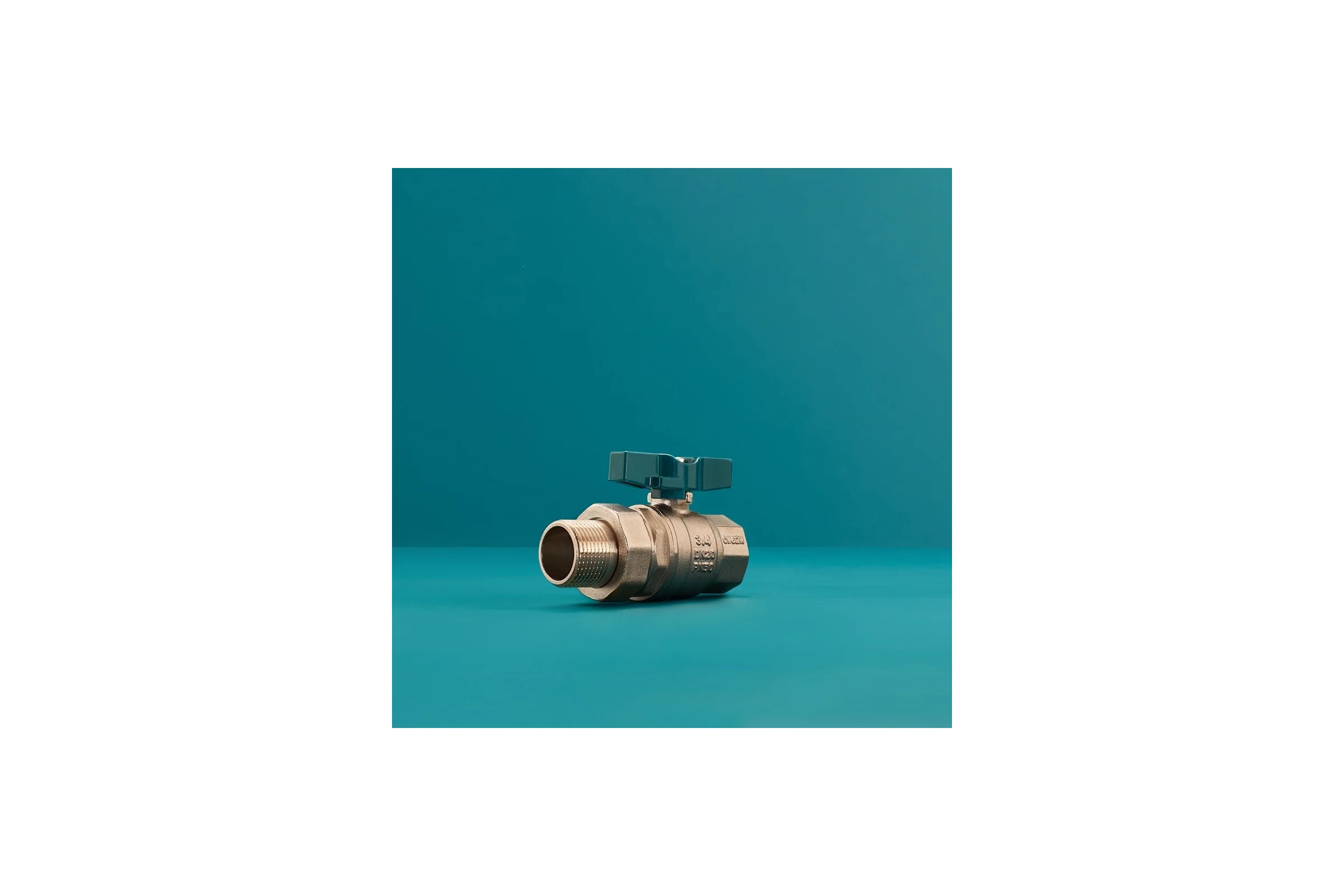 Шаровой кран РМС люкс с полусгоном гшба-20 (3/4")  ГШБА-20-Л