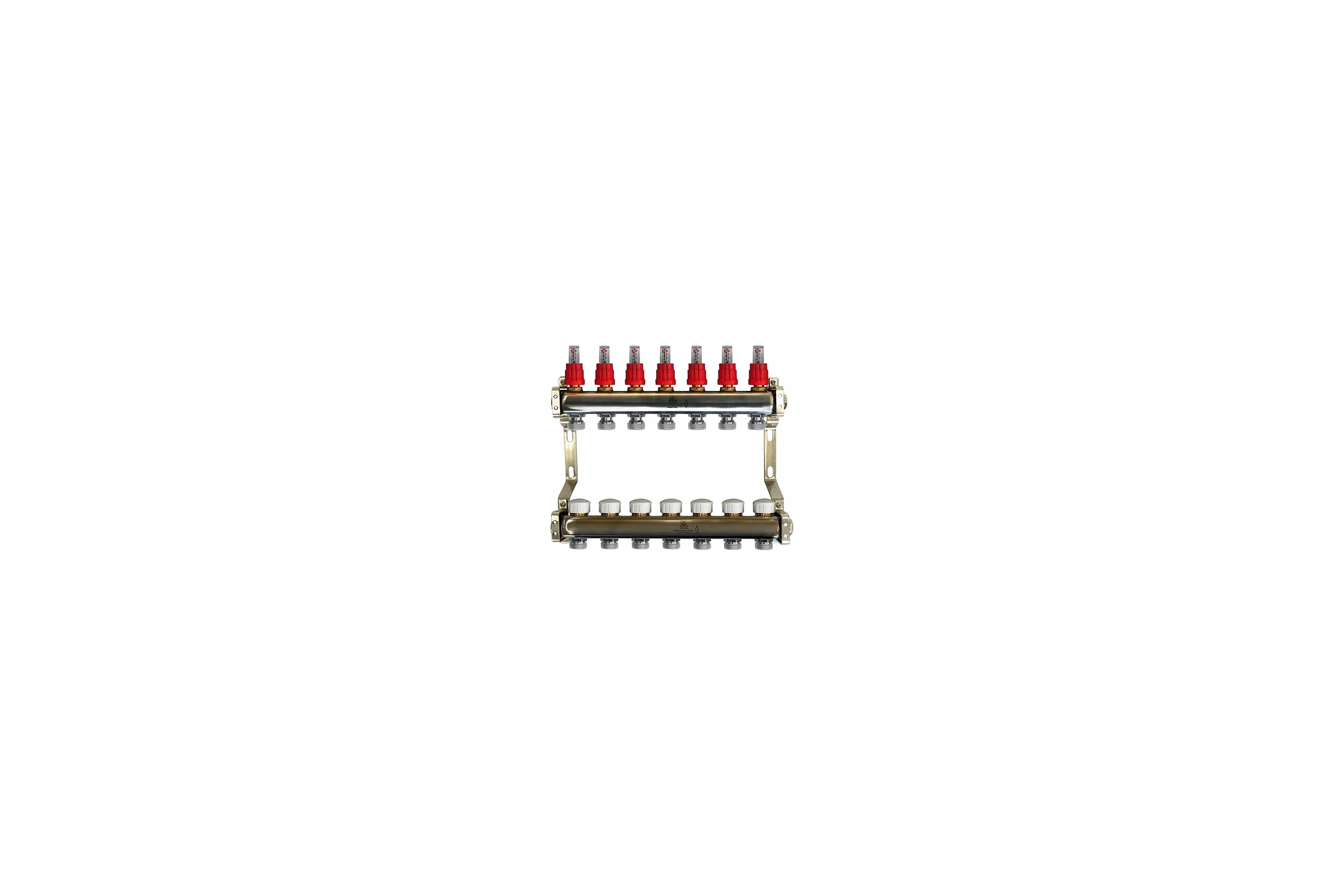 Коллекторный блок для тепл.пола 1x3/4EU отв.-7 Gekon GK 74107