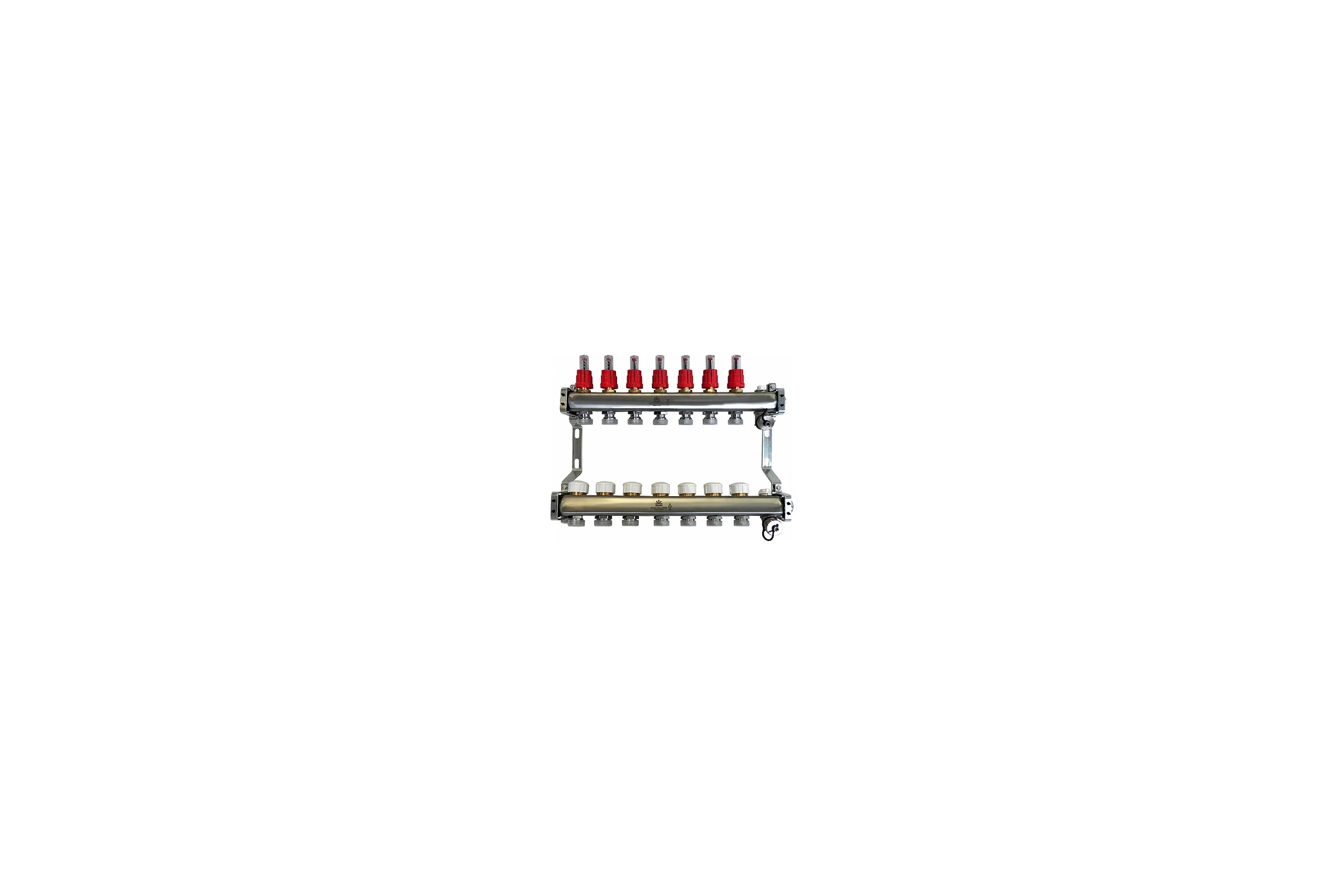 Коллекторный блок для теплого пола 1x3/4EU отв.-7 Gekon GK 72107
