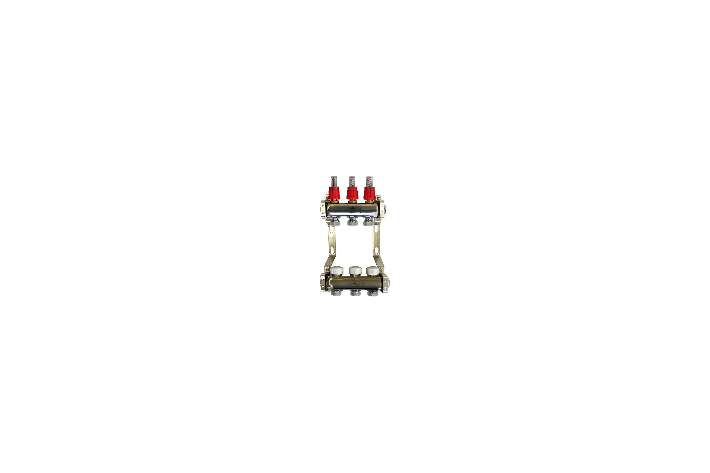 Коллекторный блок для теплого пола 1x3/4EU отв.-3 Gekon GK 74103