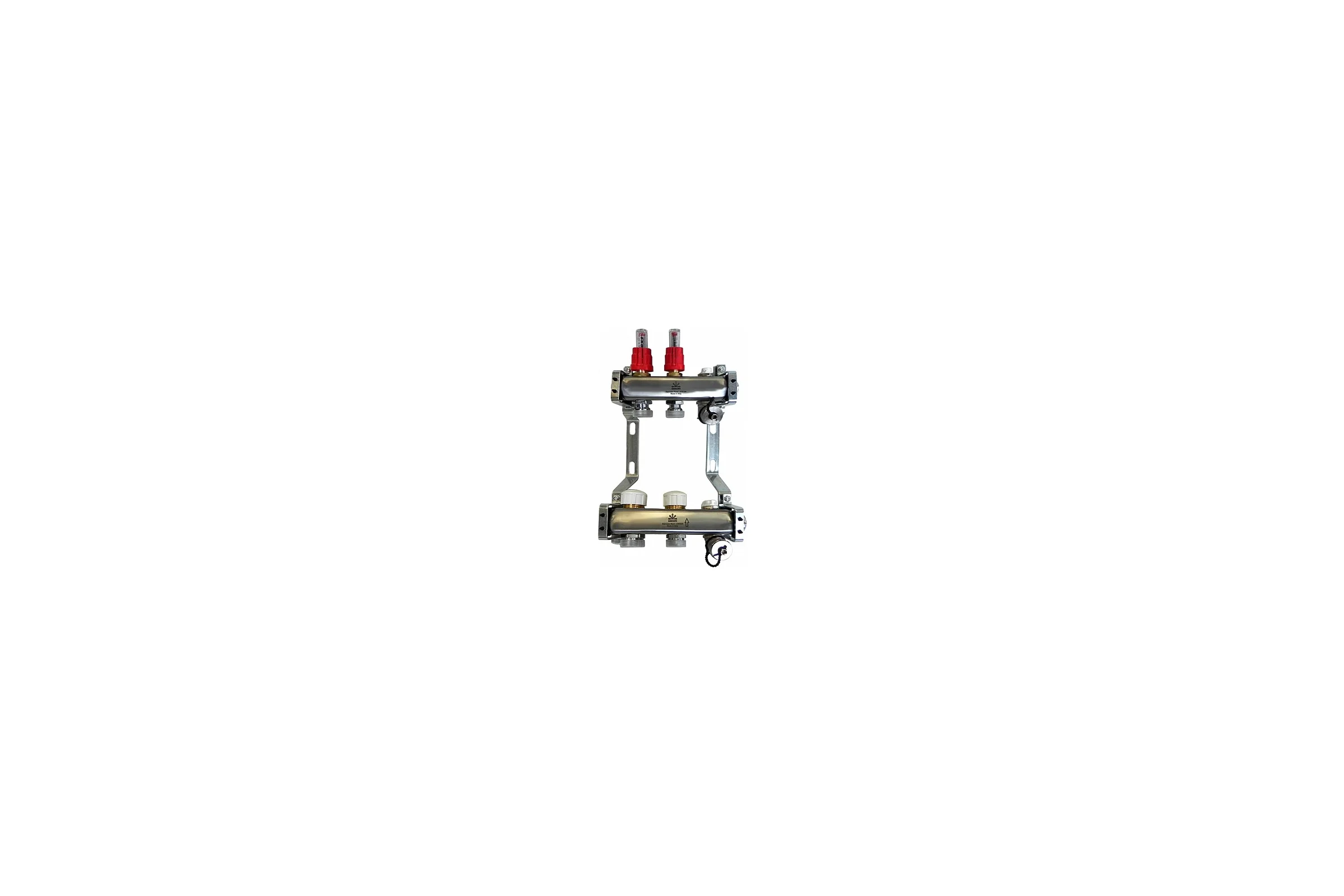 Коллекторный блок для теплого пола 1x3/4EU отв.-2 Gekon GK 72102