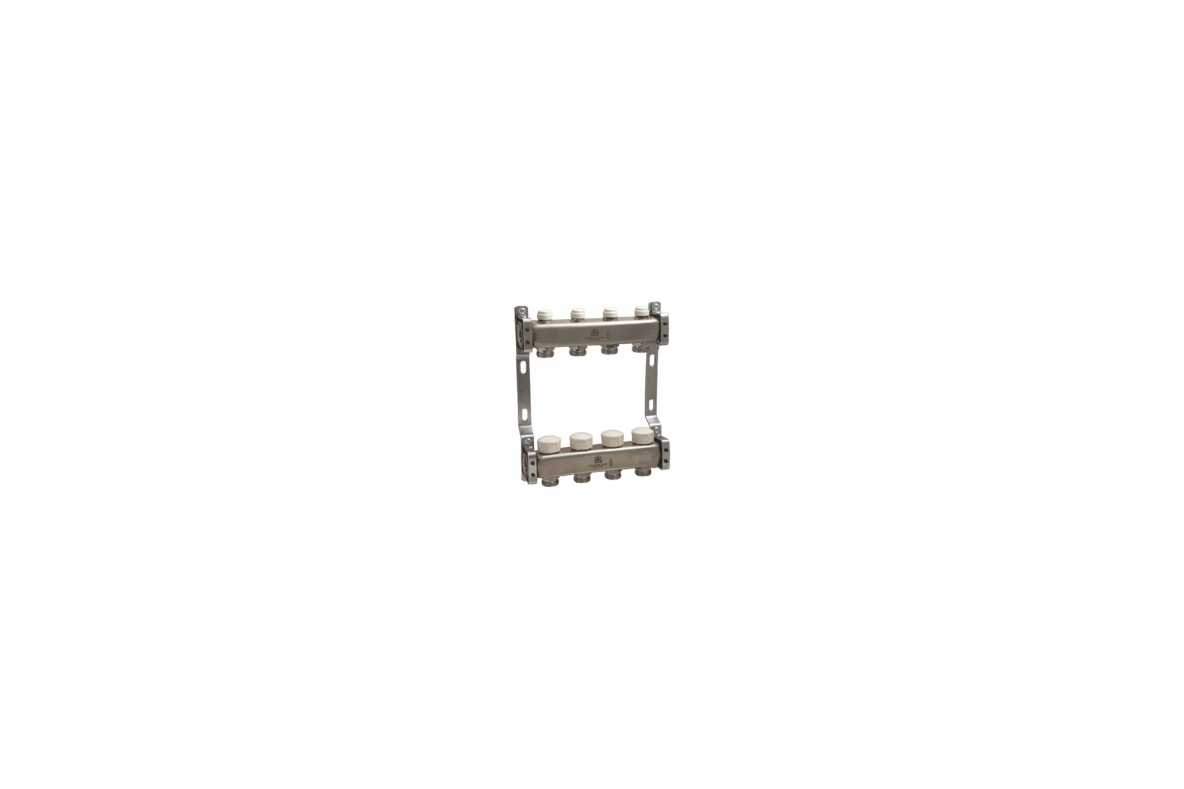 Коллекторный блок для теплого пола и радиаторного отопления 1x3/4EU отв.-12 Gekon  GK 75112