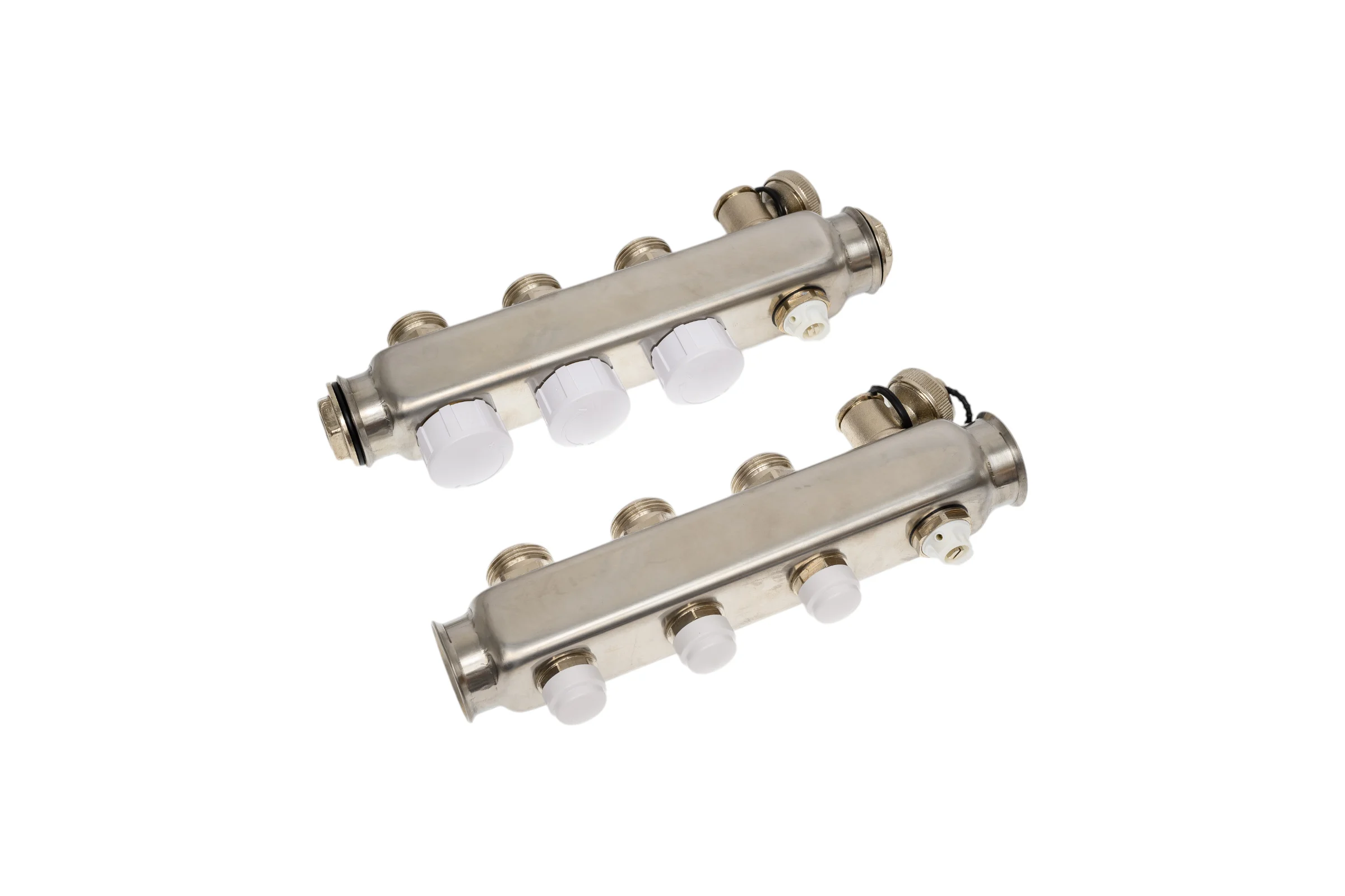 Коллекторный блок для теплого пола и радиаторного отопления 1x3/4EU отв.-3 Gekon GK 73103