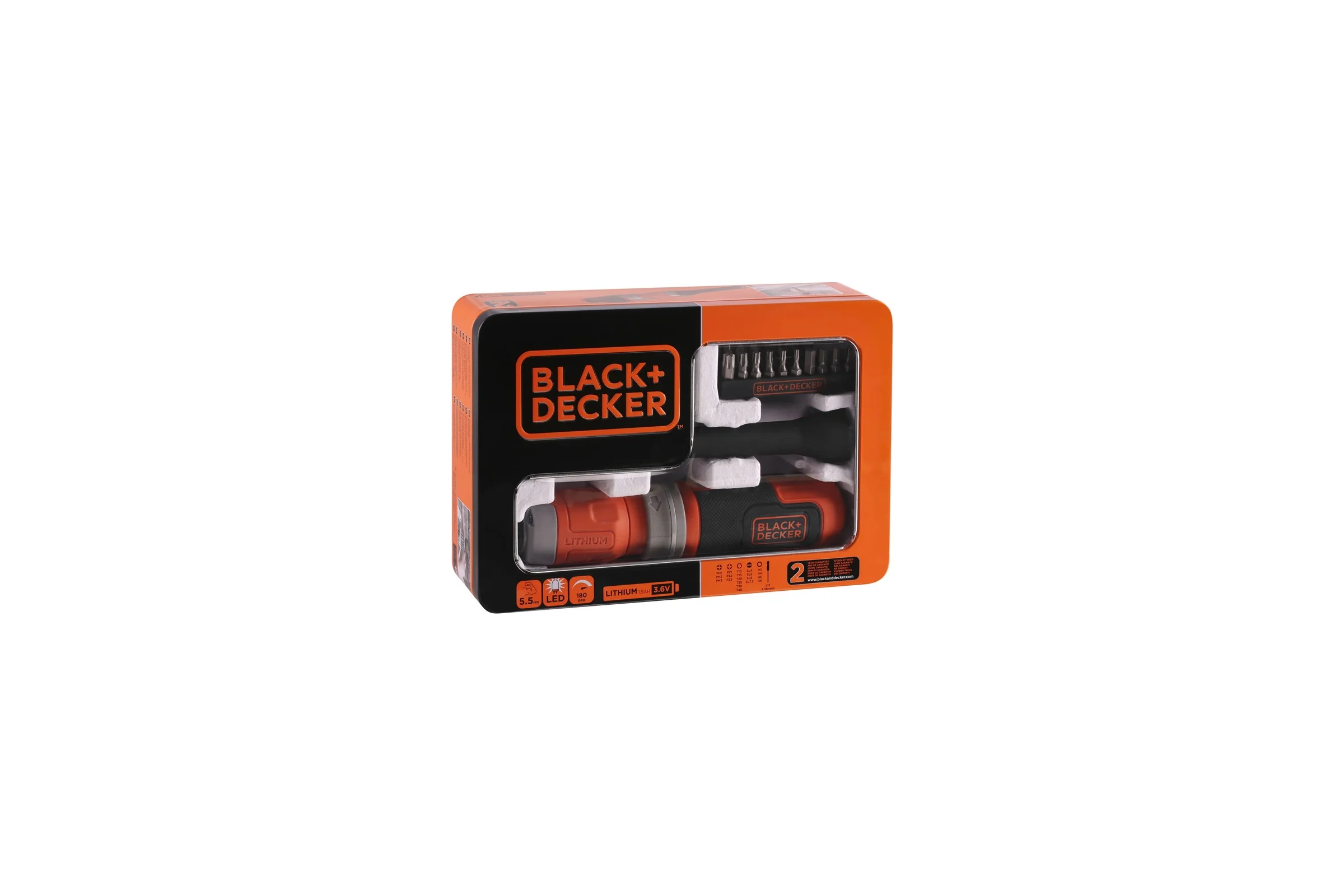 Аккумуляторная отвертка Black&Decker 48CM BCF603C