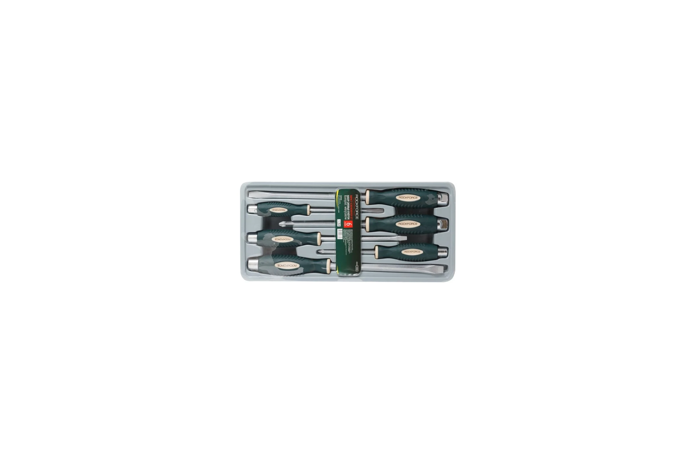 Набор отвёрток Rockforce силовые, 6 предметов RF-2069(3711)