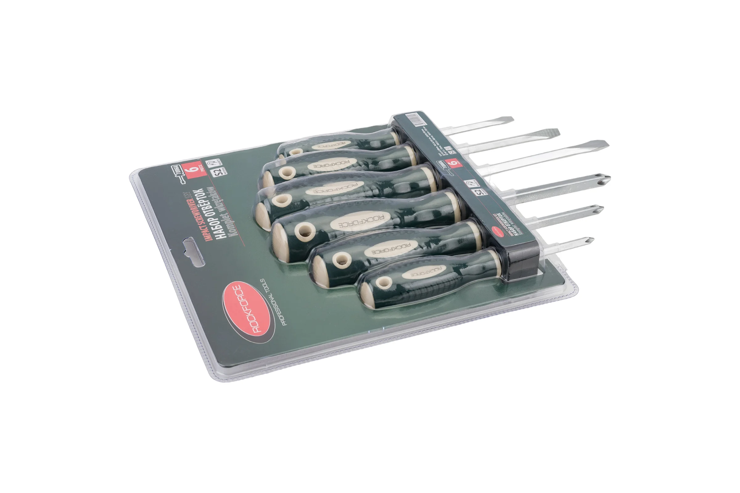 Набор магнитных отверток Rockforce Profi, 6 предметов RF-7006A(27191)