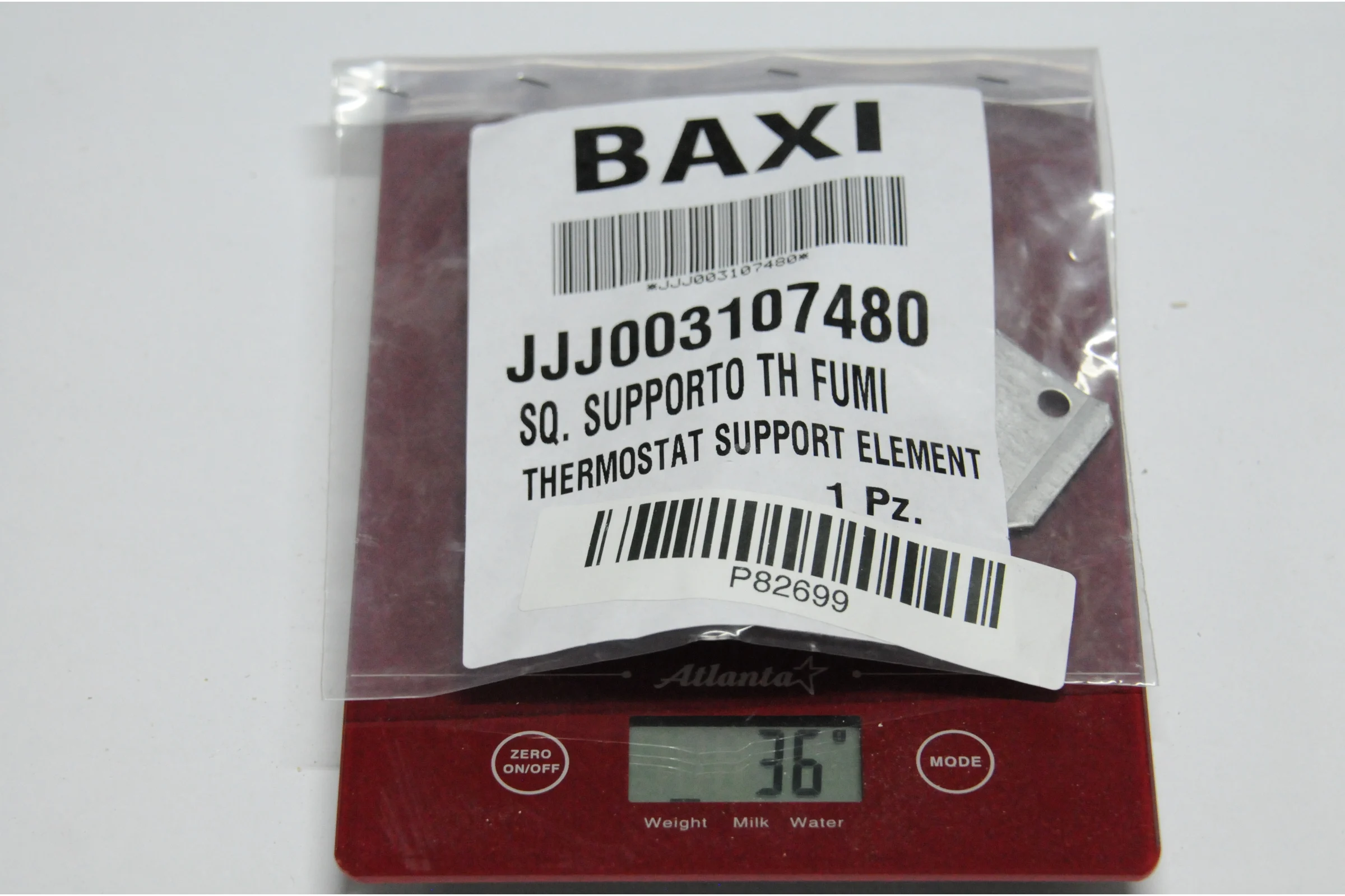 Опора предохранительного термостата Baxi 3107480