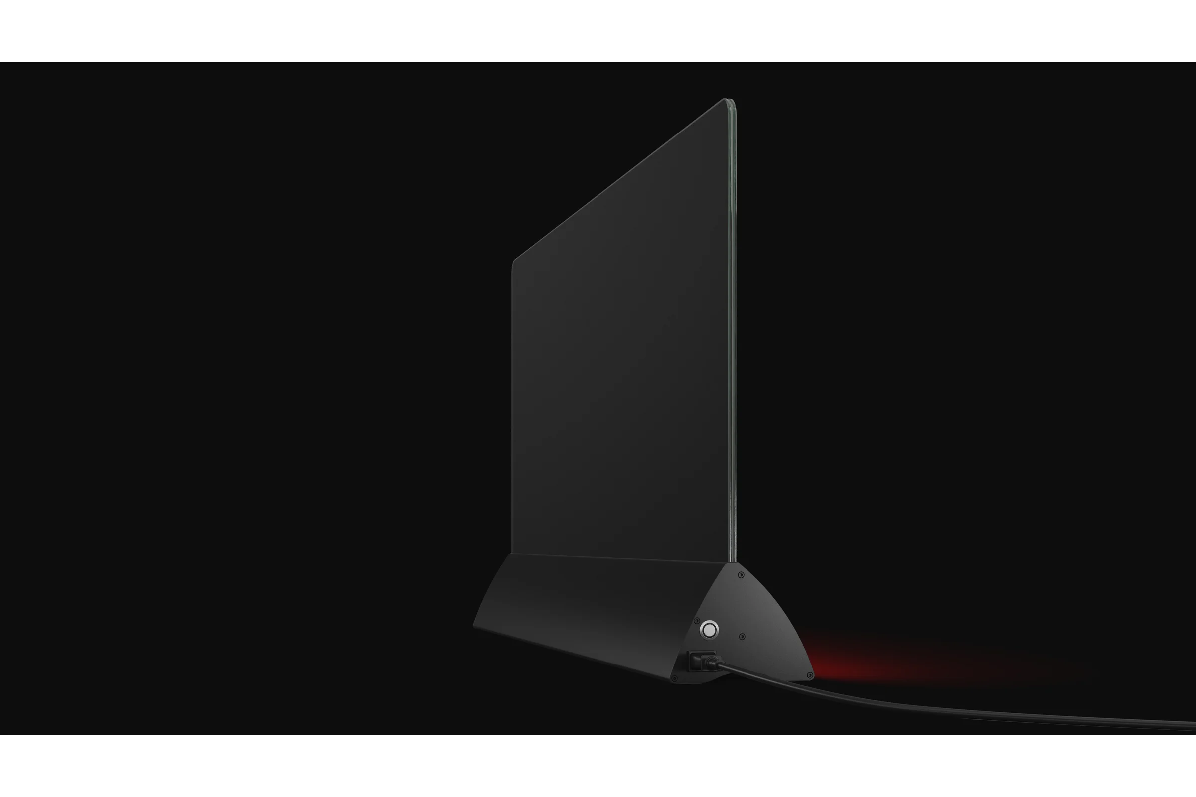 Обогреватель ThermoUp FLOOR LED Plus black, функция подсветки стекла и корпуса TUFLPb