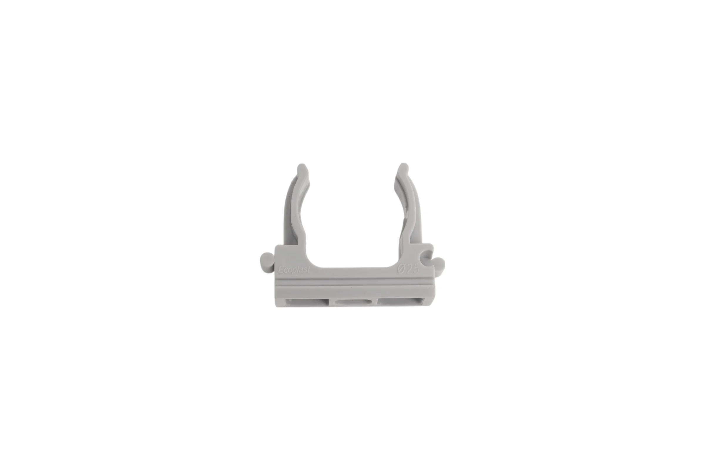 Держатель-клипса для труб Экопласт CF25G D25 мм, 10 шт 41725-10