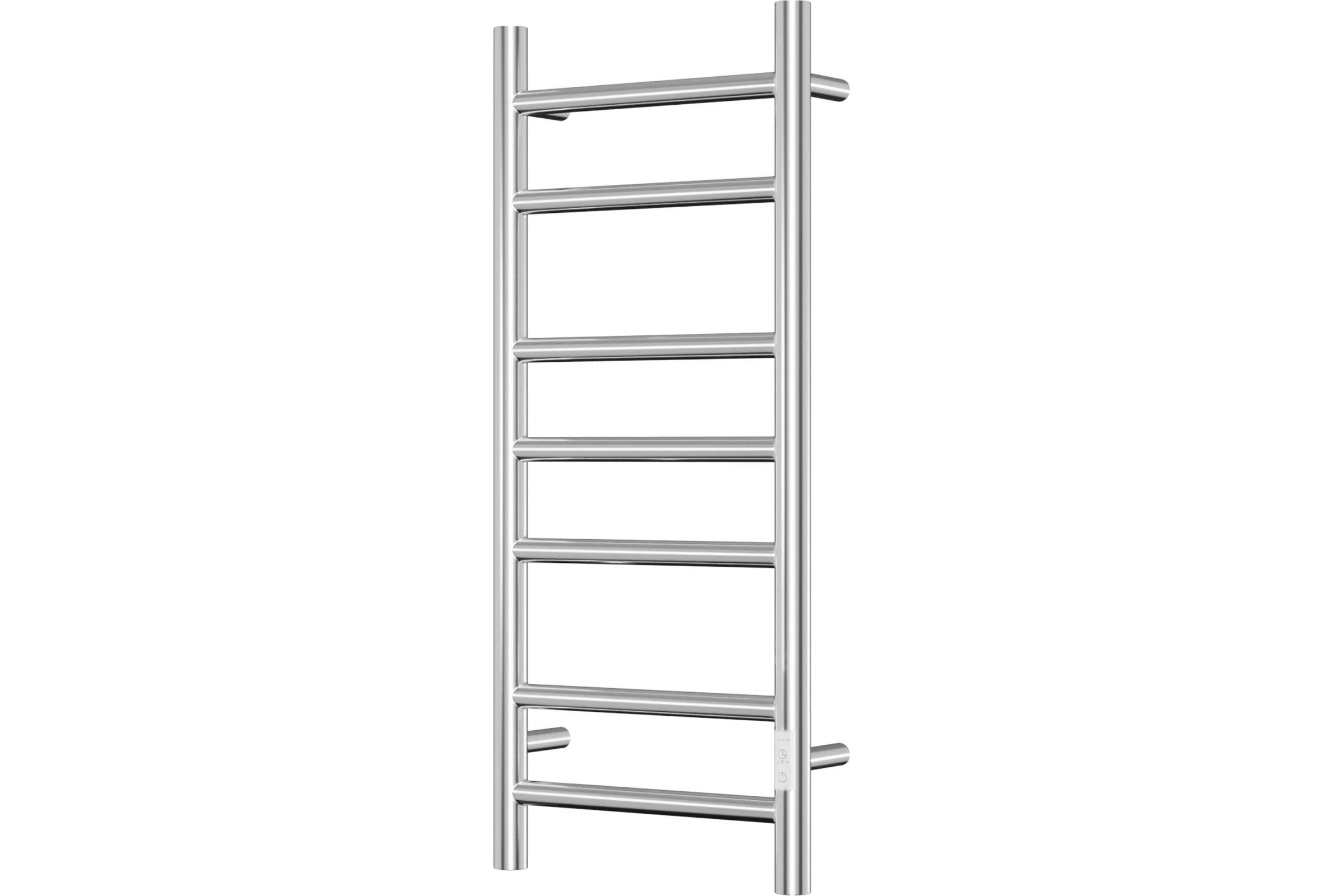 Электрический полотенцесушитель Bauedge BAU Stil 30x80, 7 планок, универсальный, нерж. сталь полированная DB-0040