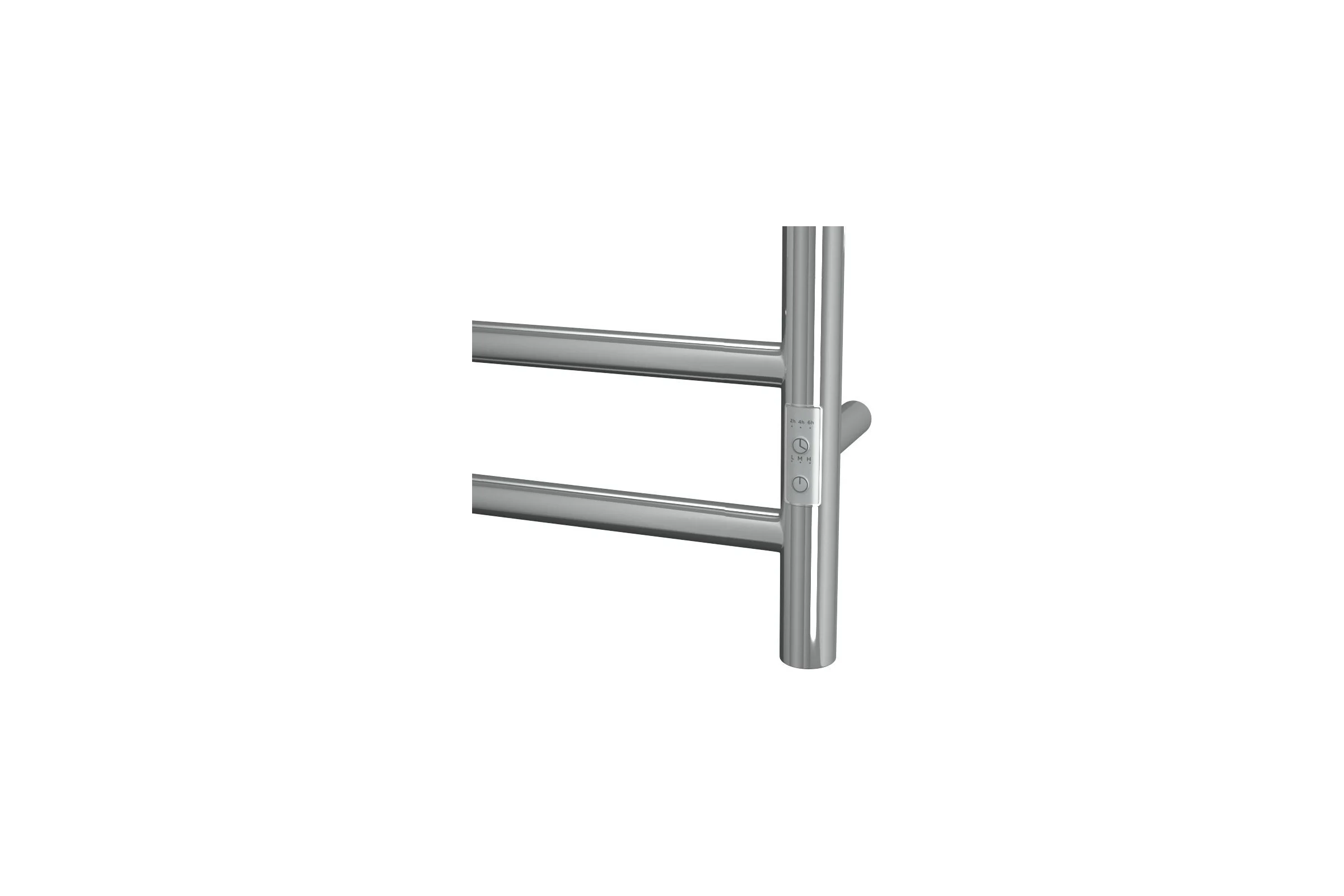 Электрический полотенцесушитель Bauedge BAU Stil 30x80, 7 планок, универсальный, нерж. сталь полированная DB-0040