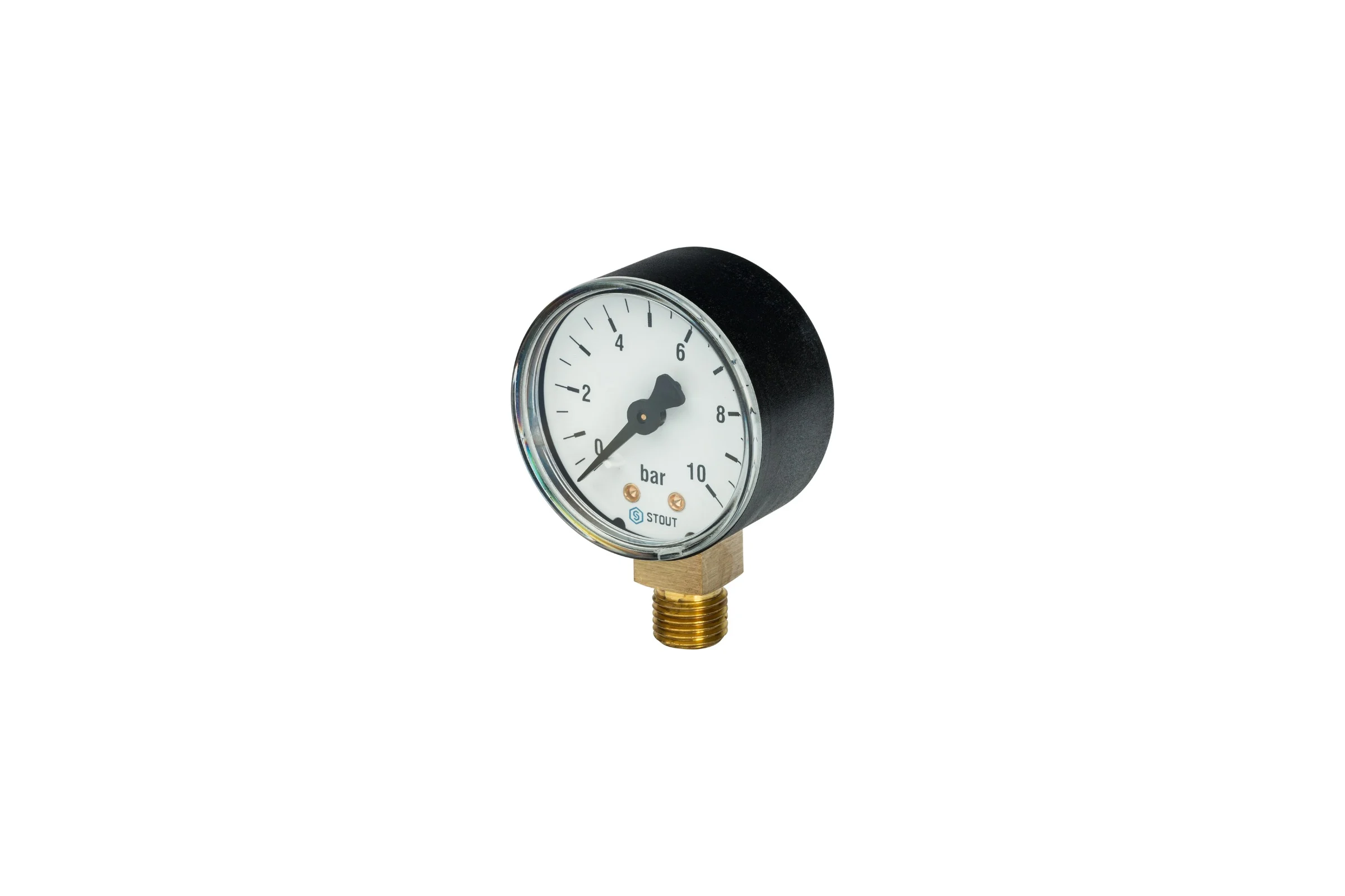 Манометр радиальный Корпус Dn 50 мм, 1/4" STOUT RG008Q0C19C2H5