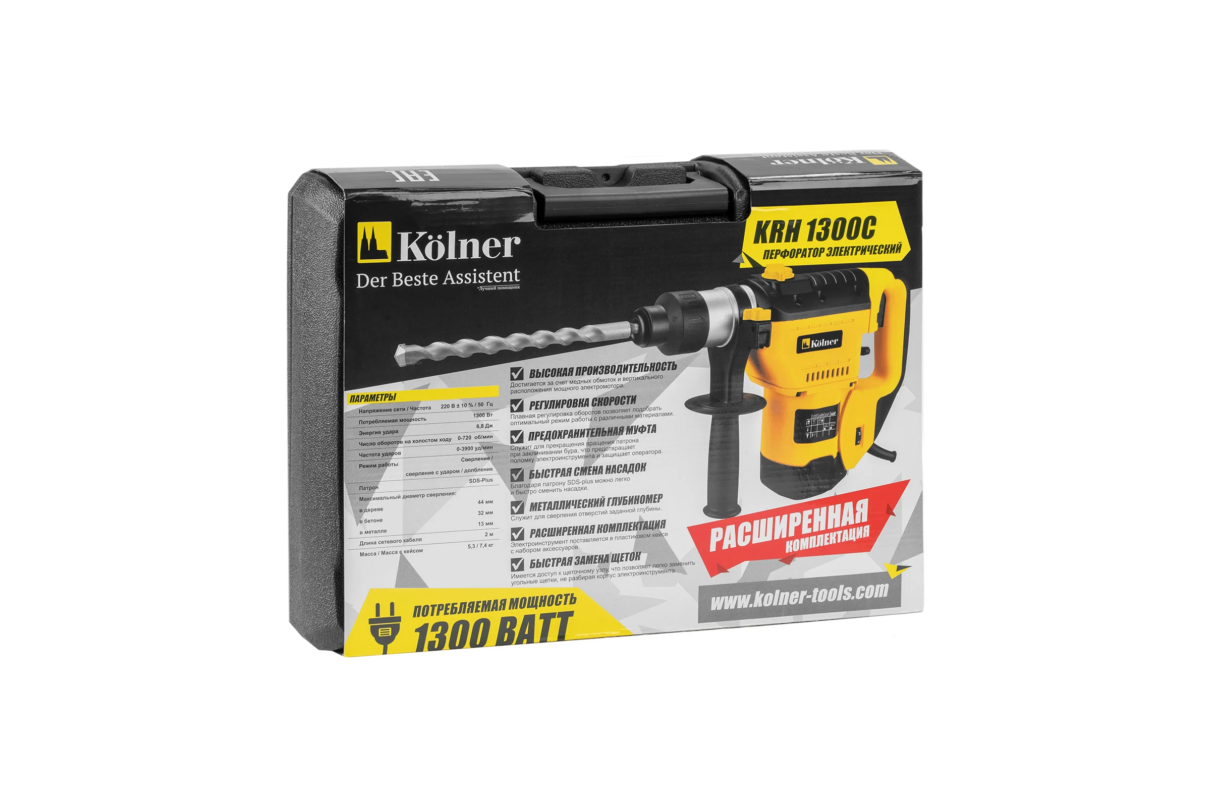 Перфоратор Kolner KRH 1300C кн1300црх