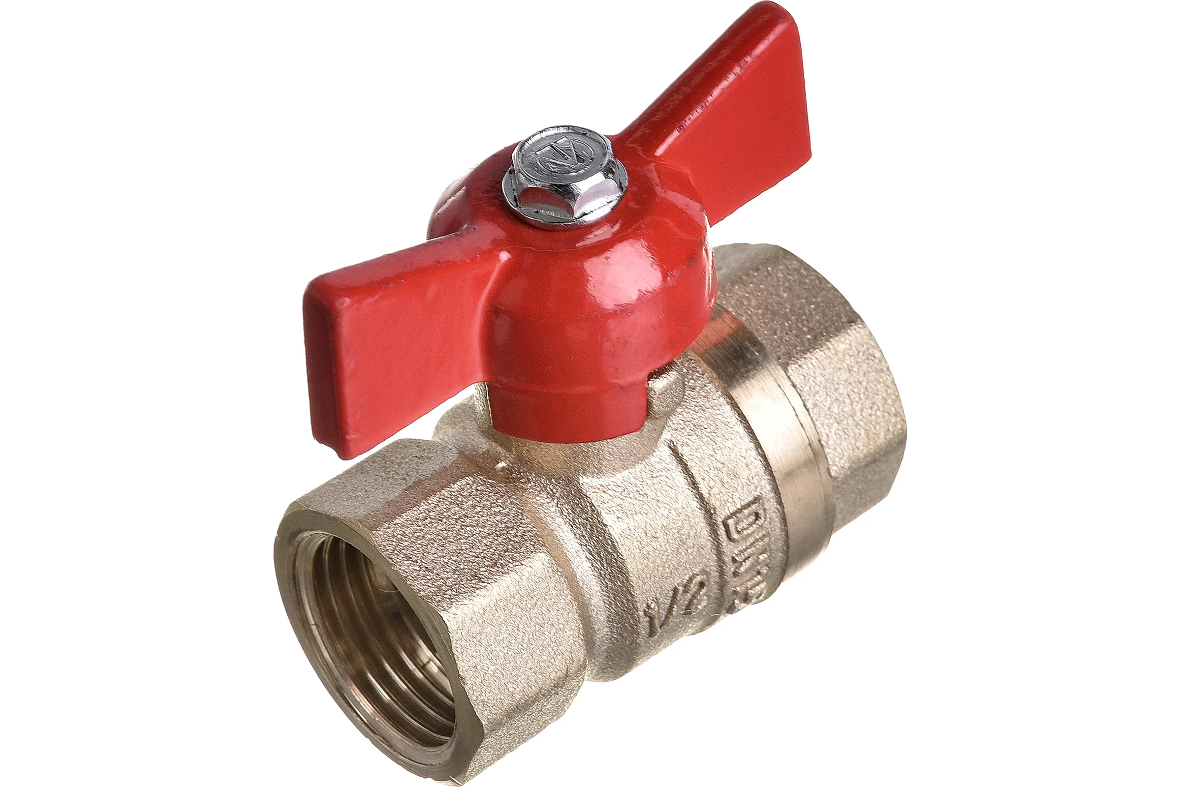 Шаровый кран VALTEC СТАНДАРТ, рукоятка бабочка 1/2, вн.-вн. VT.122.G.04