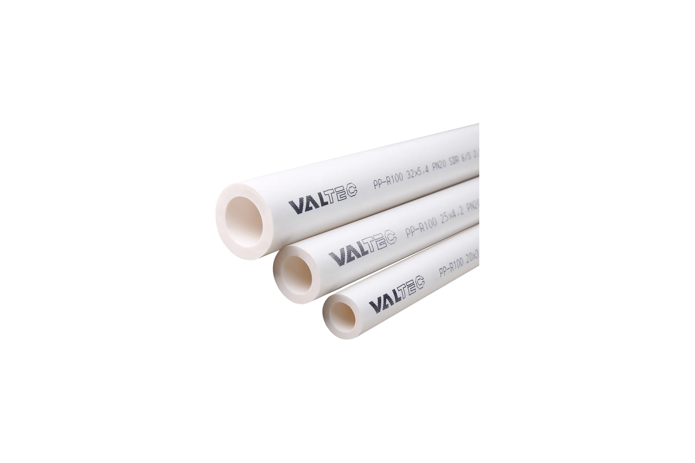 Труба Valtec PP- R, PN 20, 25 MM /белый, (2м) VTp.700.0020.25.02