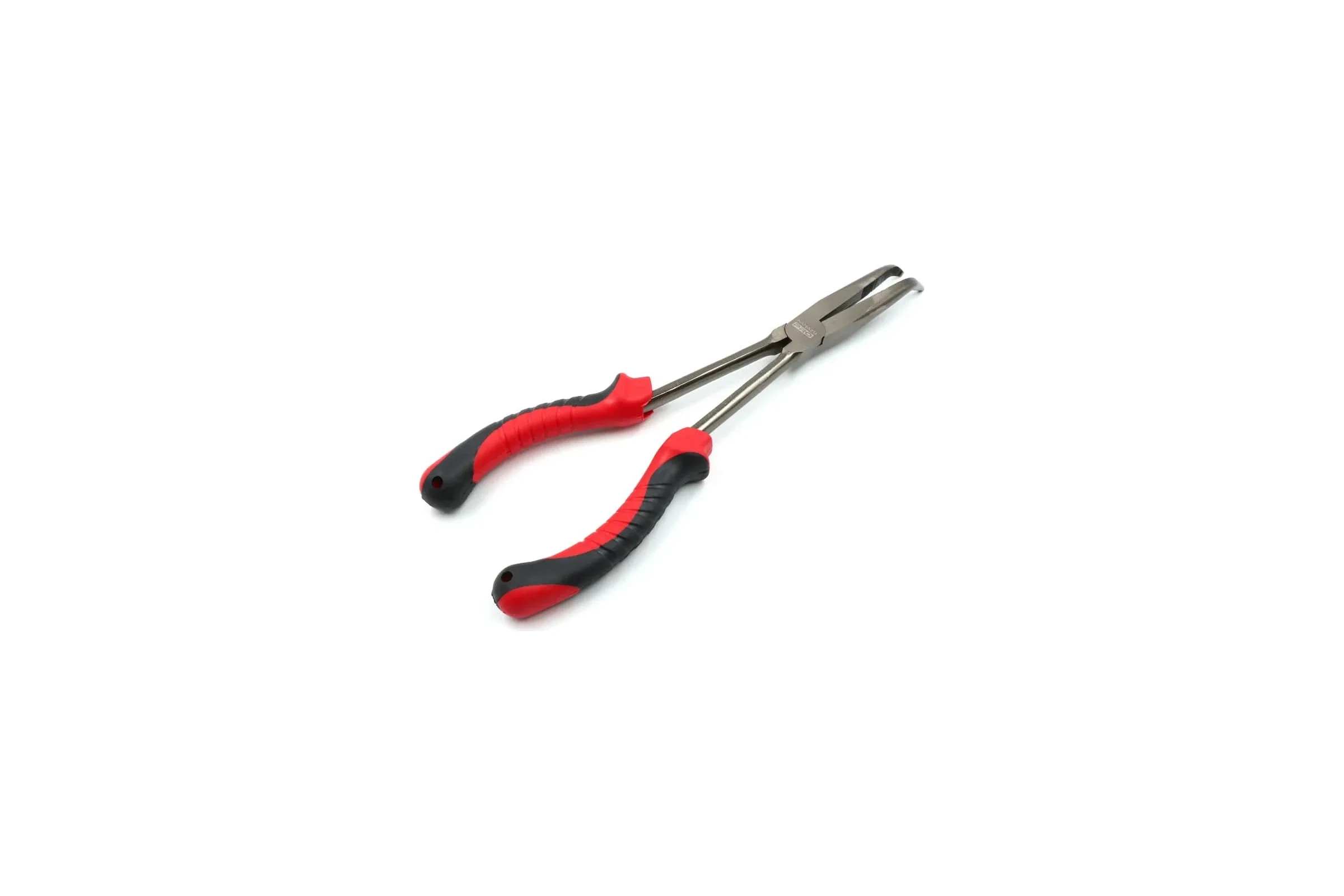 Рыболовные удлиненные изогнутые плоскогубцы Namazu pro bent nose pliers, 290 мм NP-BNP-290