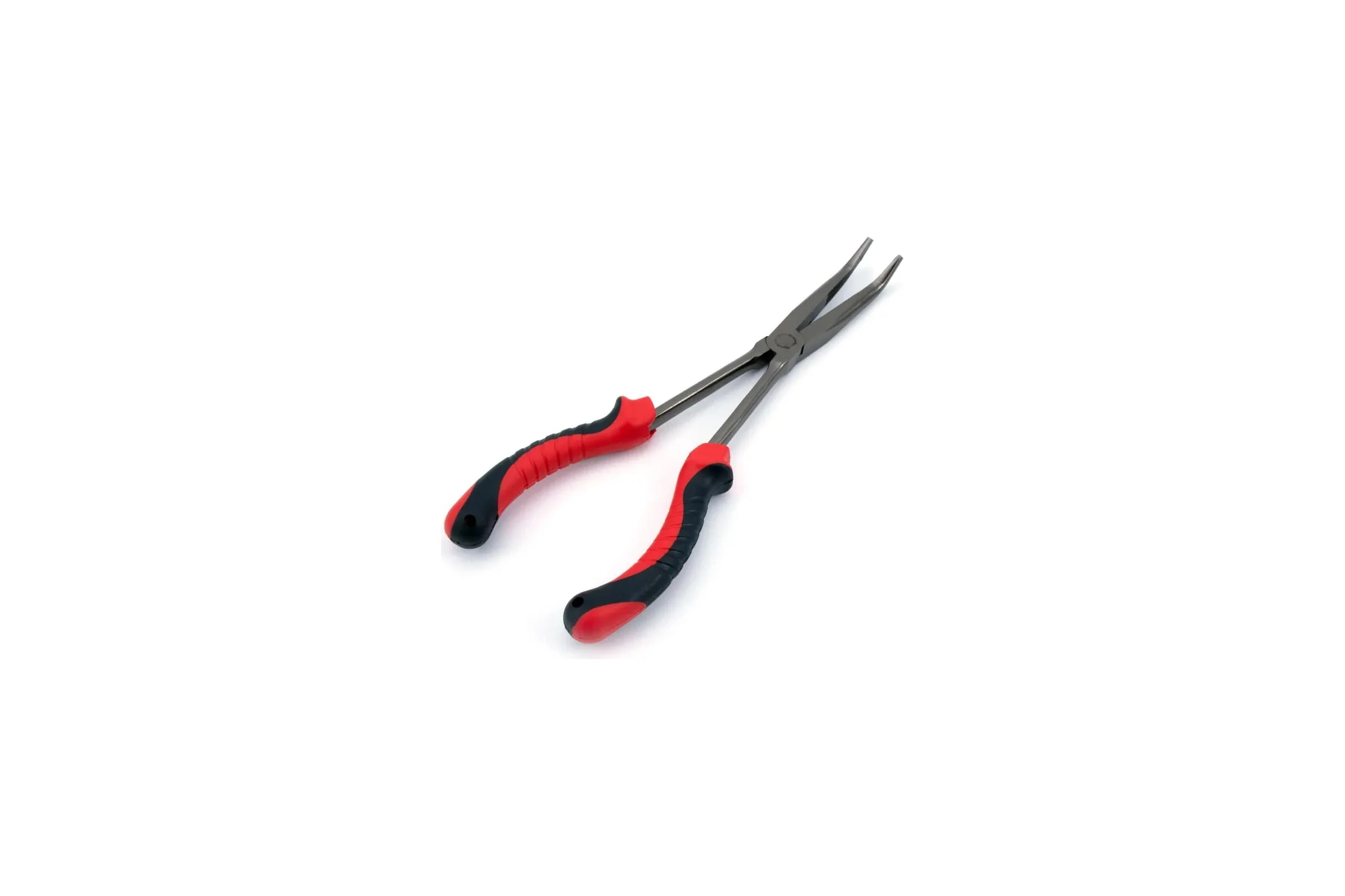 Рыболовные удлиненные изогнутые плоскогубцы Namazu pro bent nose pliers, 290 мм NP-BNP-290