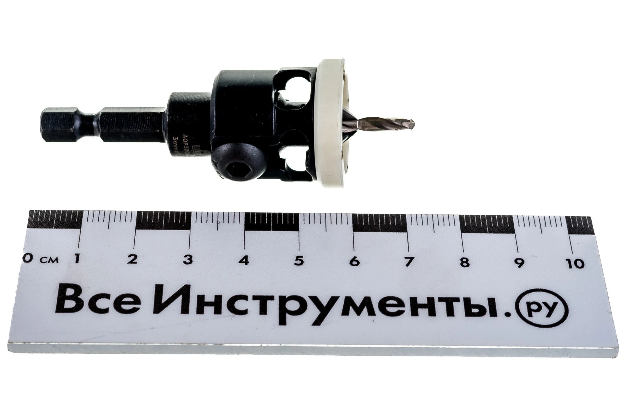 Зенковка оправка коническая со сверлом (3 мм, хвостовик HEX1/4) WPW AQP3004SC