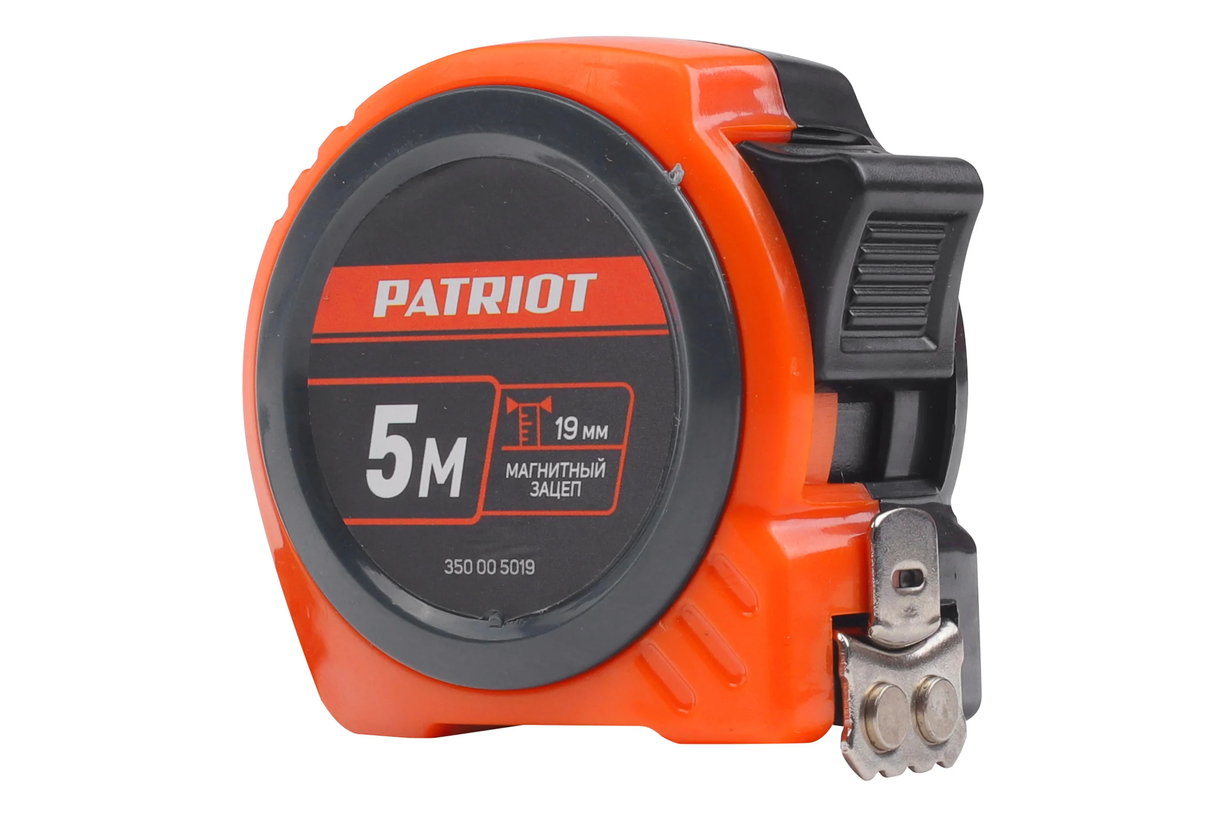 Рулетка Patriot MTP-5-19, ABS-корпус, 5м19 мм 350005019