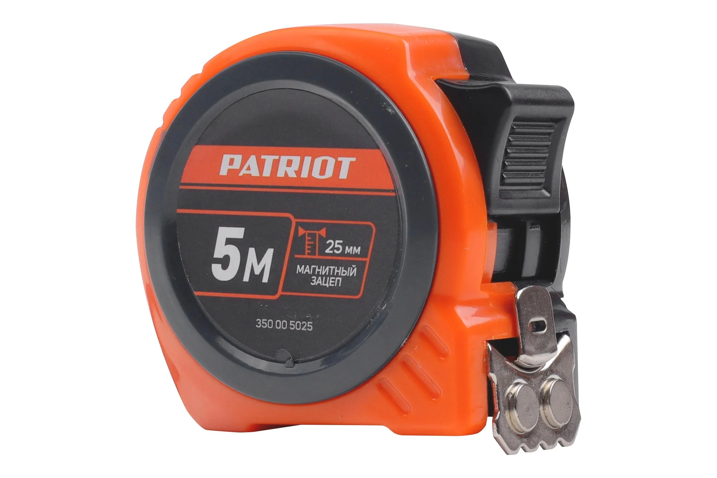 Рулетка Patriot MTP-5-25, ABS-корпус, 5м25 мм 350005025