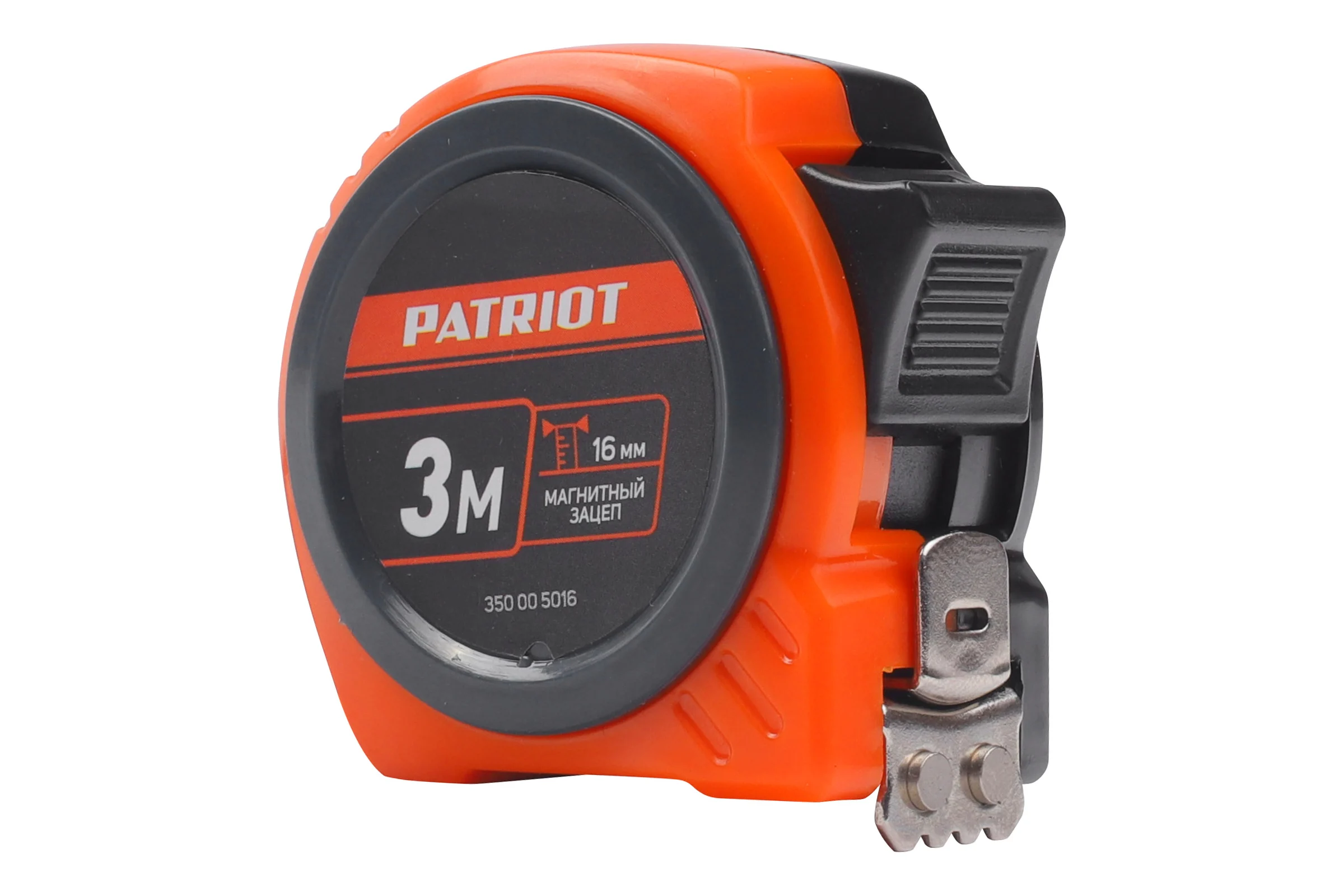 Рулетка Patriot MTP-3-16, ABS-корпус, 3м16 мм 350005016