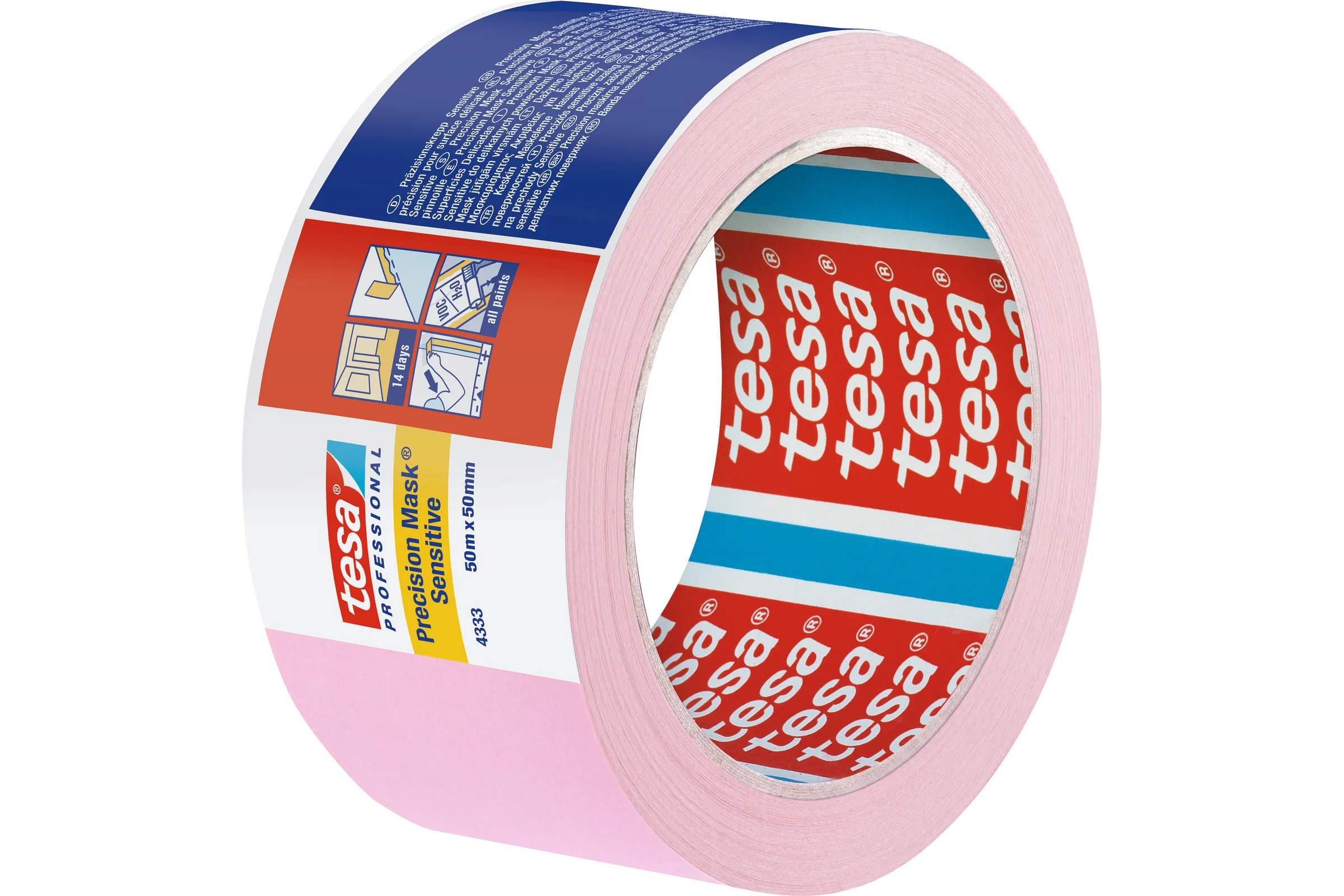 Малярная лента Tesa розовая 50м x 50мм (14 дней) 04333-00021-02
