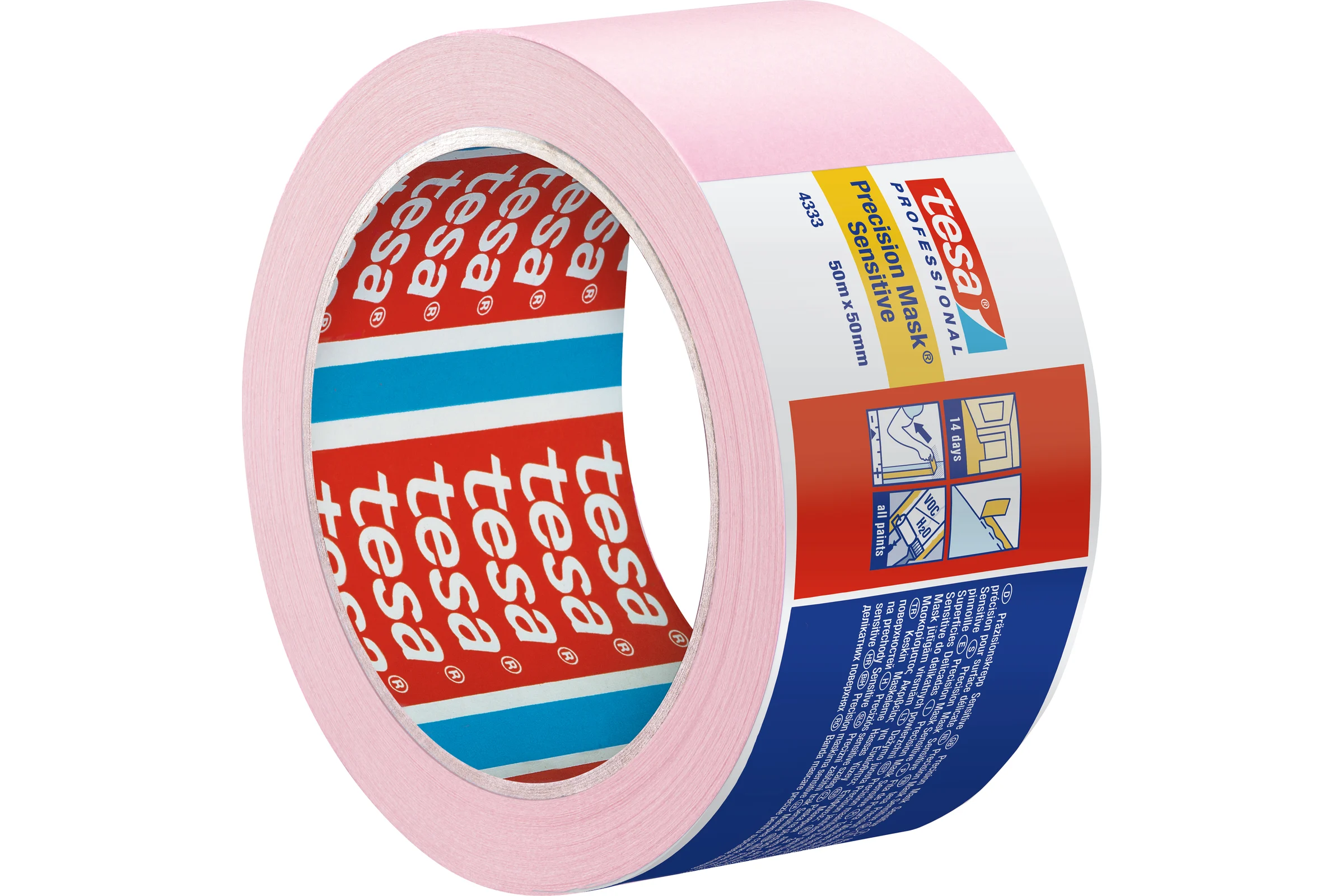 Малярная лента Tesa розовая 50м x 50мм (14 дней) 04333-00021-02