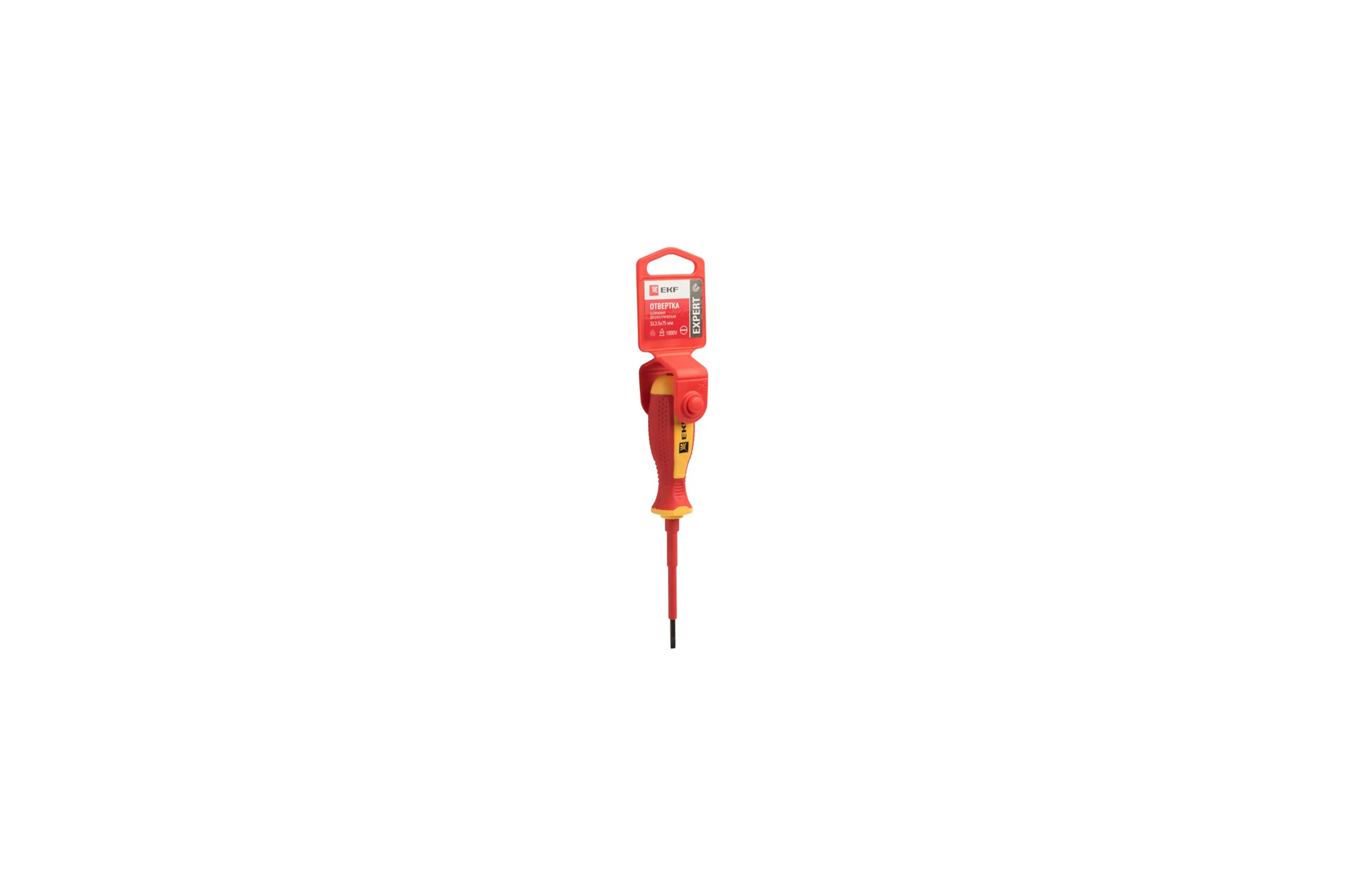 Отвертка EKF Expert SL3x75 мм 1000В sl-3-75-exp-in