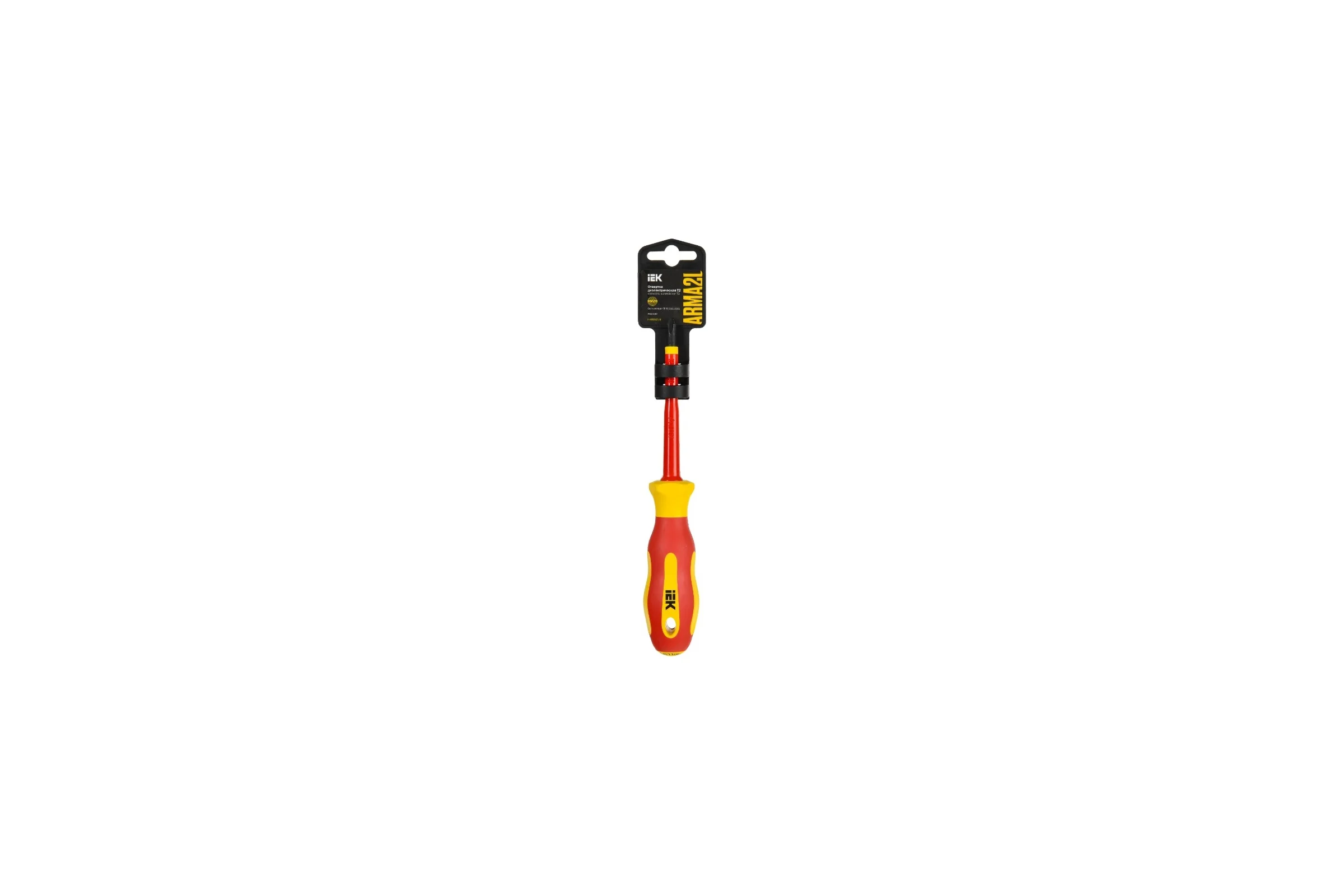 Отвертка IEK Arma2l 5 диэлектрическая ph2x100 т2 A2L5-SC30-T2-PH-20-100