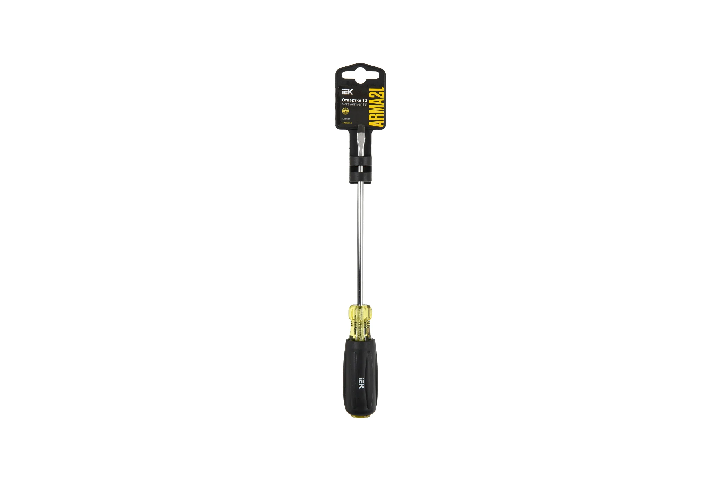 Отвертка IEK Arma2l 5 sl5,5x150 т3 A2L5-SC10-T3-SL-55-150
