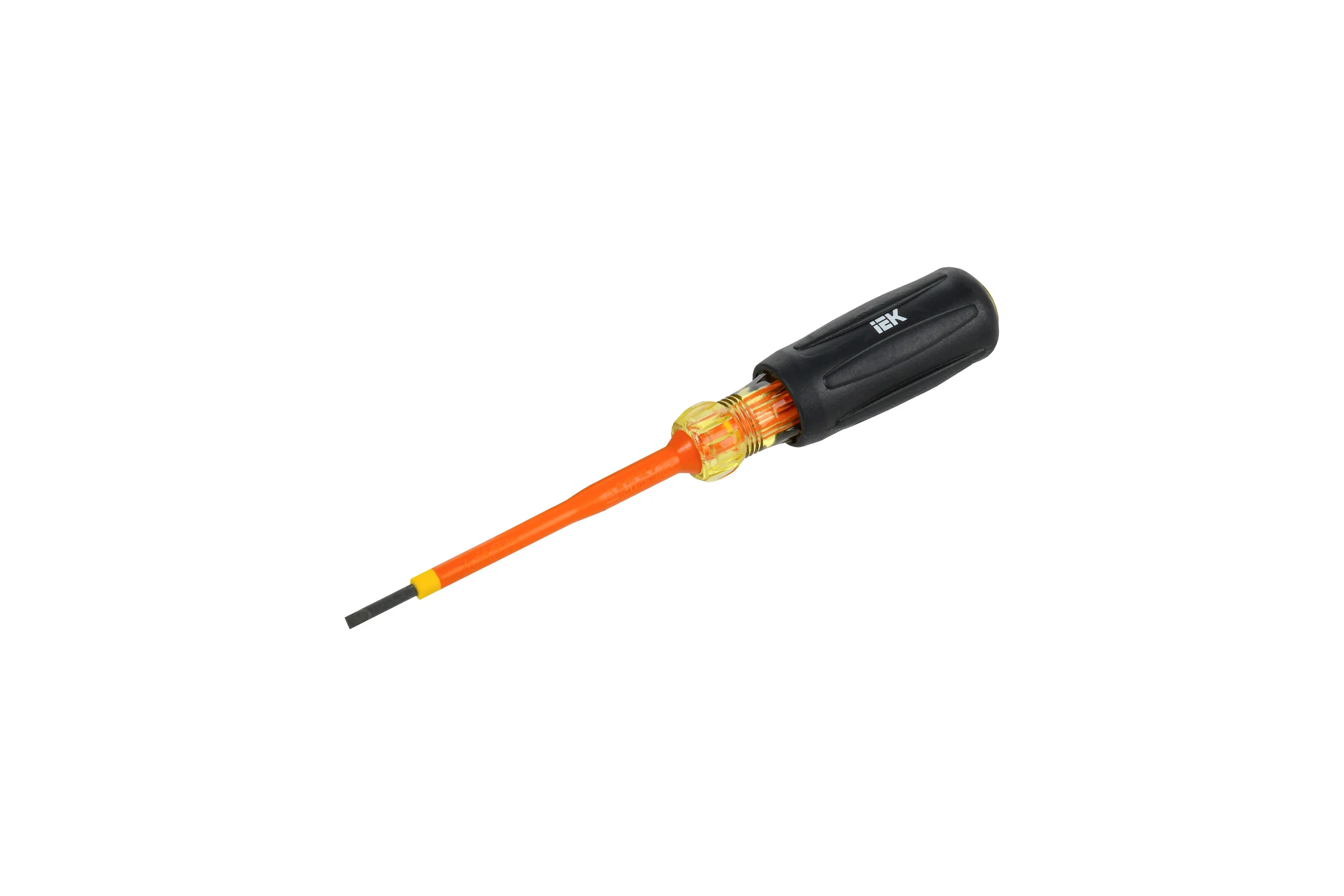 Отвертка IEK Arma2l 5 диэлектрическая sl2,5x75 т3 A2L5-SC30-T3-SL-25-075