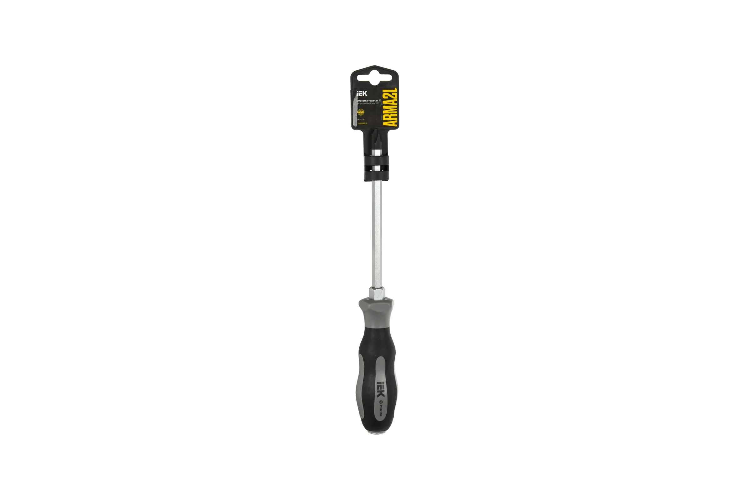 Отвертка IEK Arma2l 5 ударная ph3x150 т2 A2L5-SC20-T2-PH-30-150