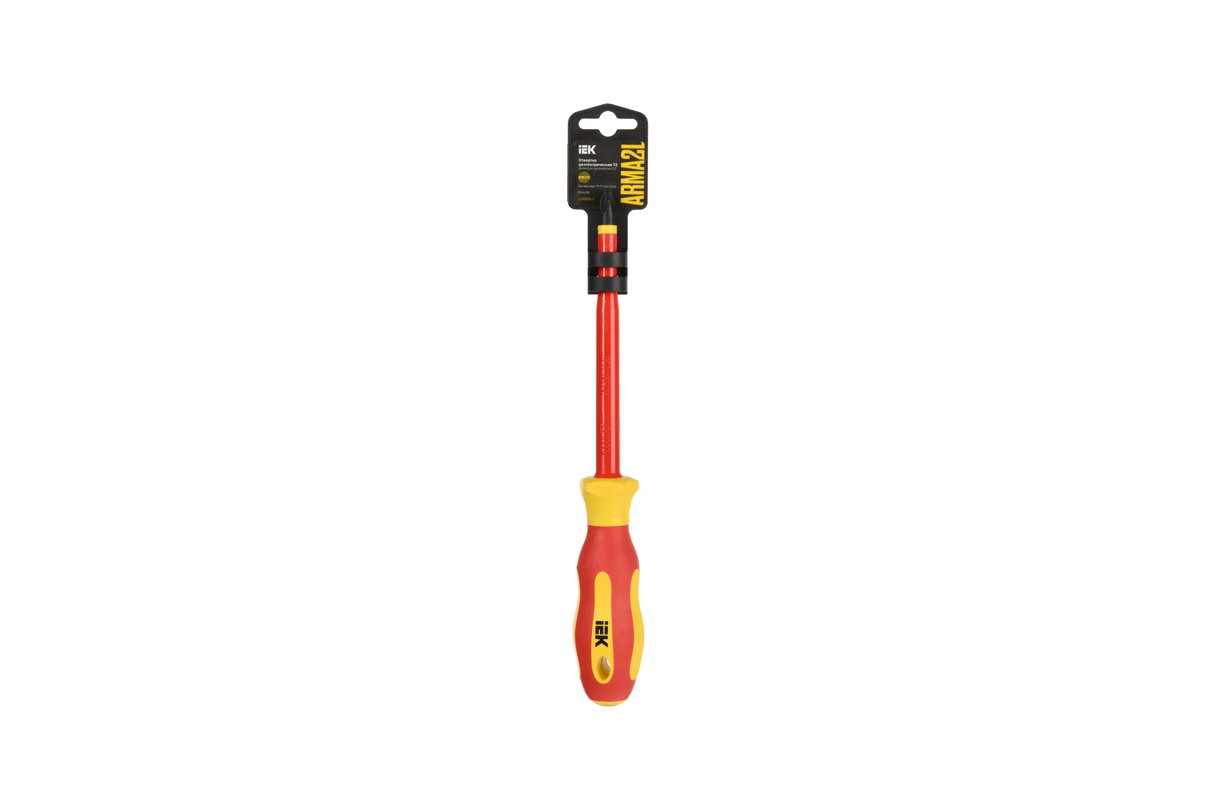 Отвертка IEK Arma2l 5 диэлектрическая ph3x150 т2 A2L5-SC30-T2-PH-30-150