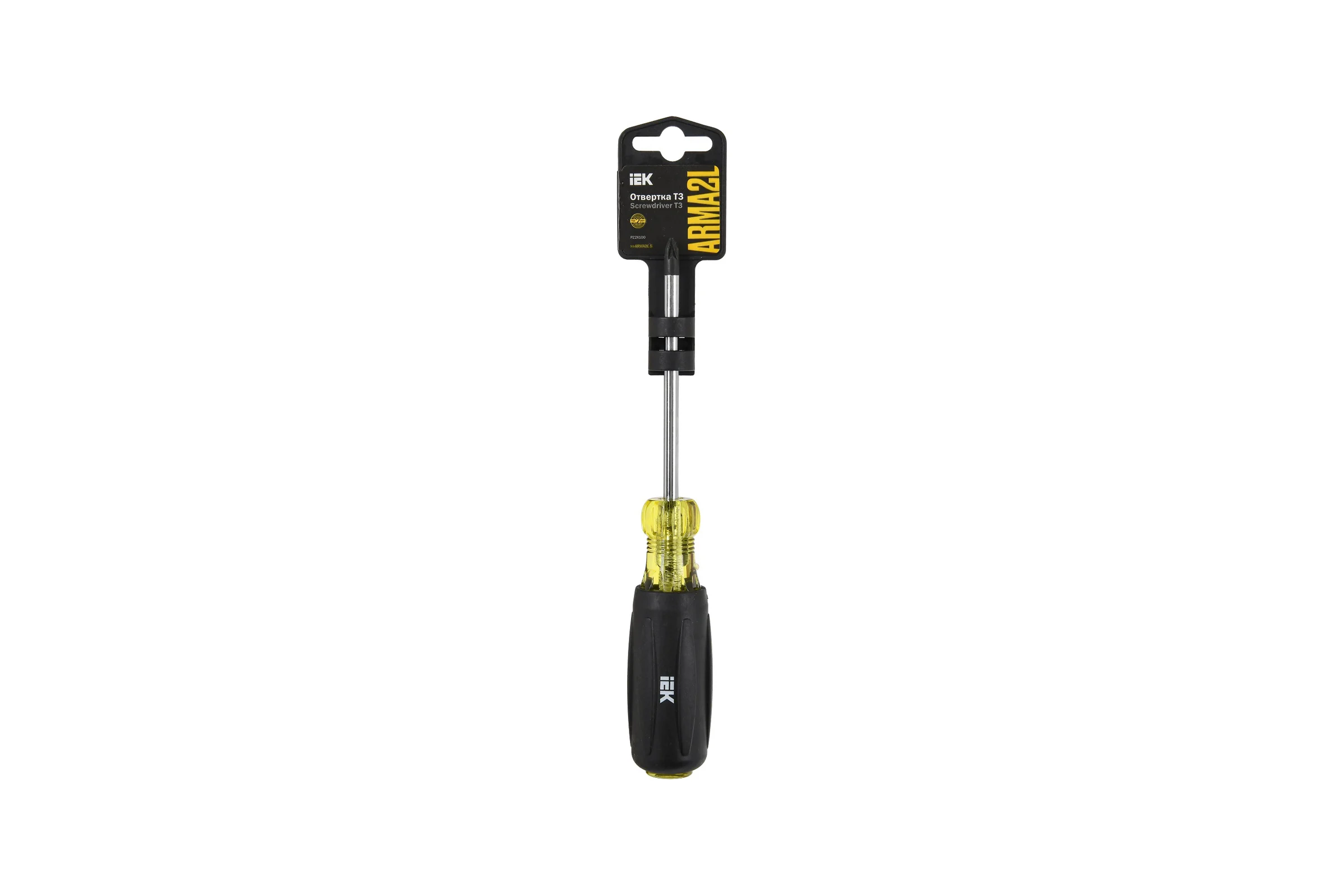 Отвертка IEK Arma2l 5 pz2x100 т3 A2L5-SC10-T3-PZ-20-100