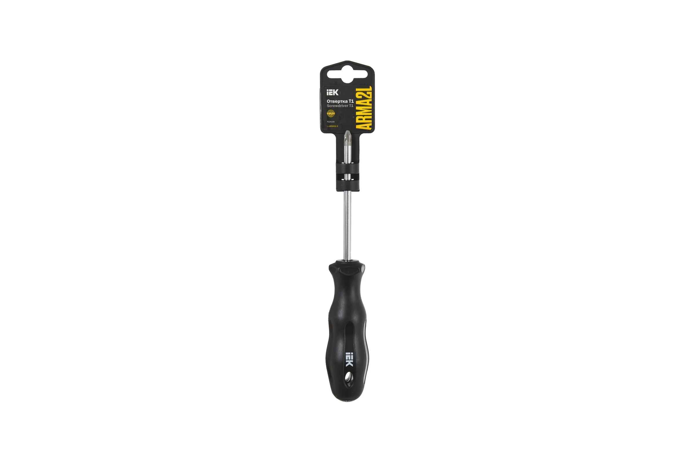 Отвертка IEK Arma2l 5 pz2x100 т1 A2L5-SC10-T1-PZ-20-100