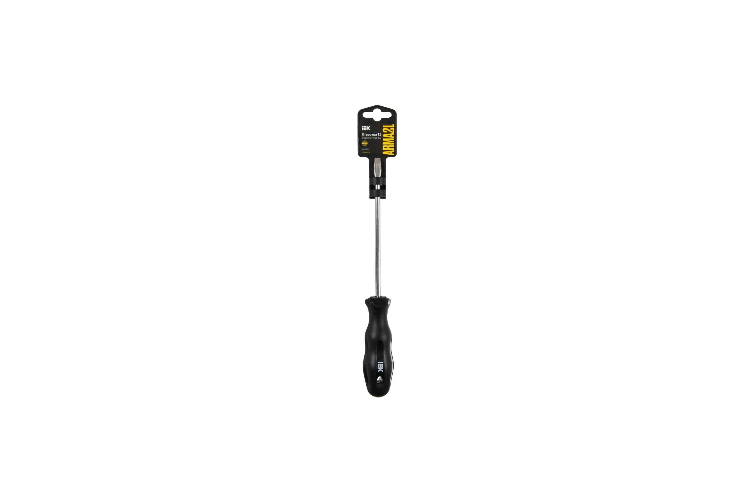 Отвертка IEK Arma2l 5 sl6,5x150 т1 A2L5-SC10-T1-SL-65-150