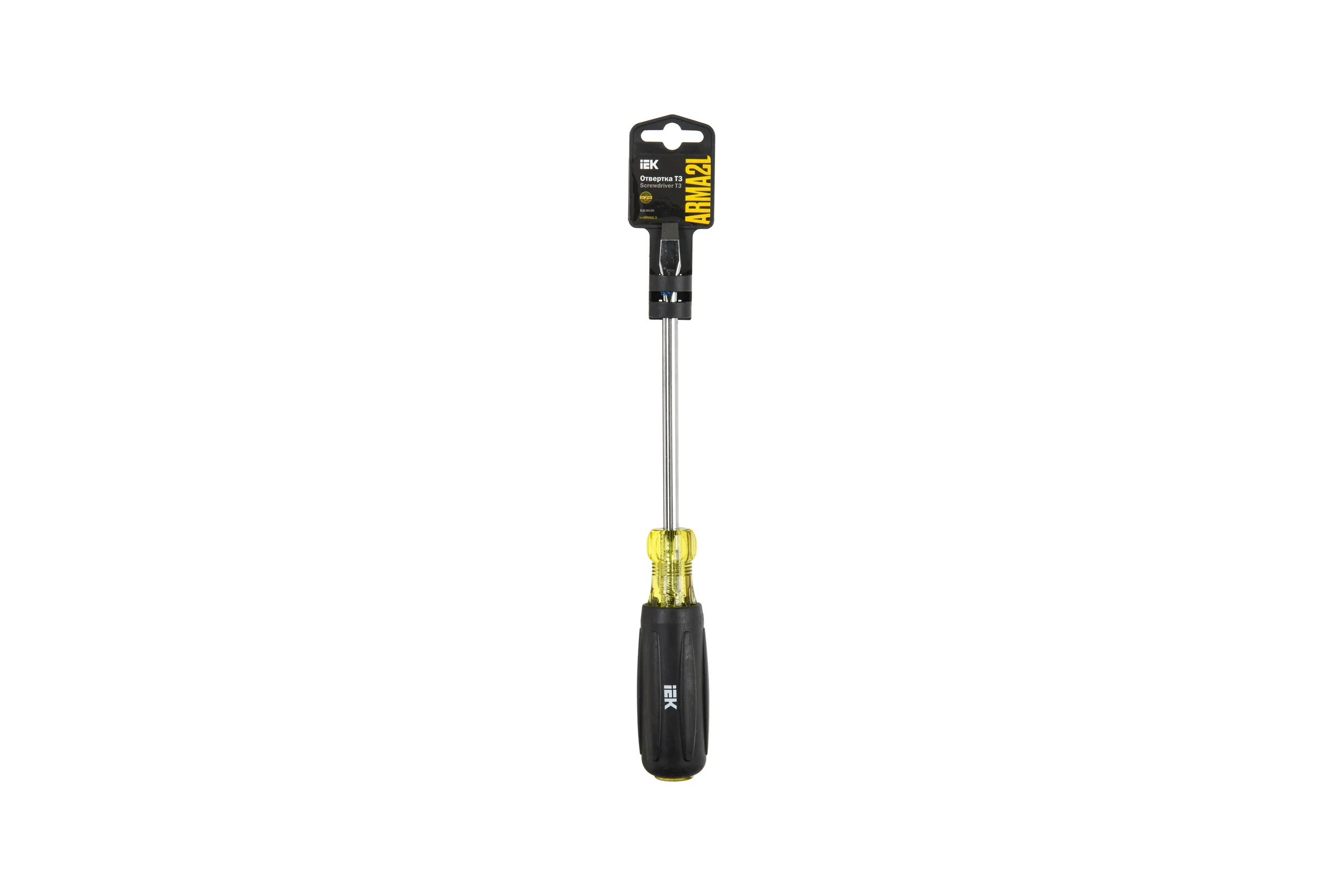 Отвертка IEK Arma2l 5 sl8,0x150 т3 A2L5-SC10-T3-SL-80-150