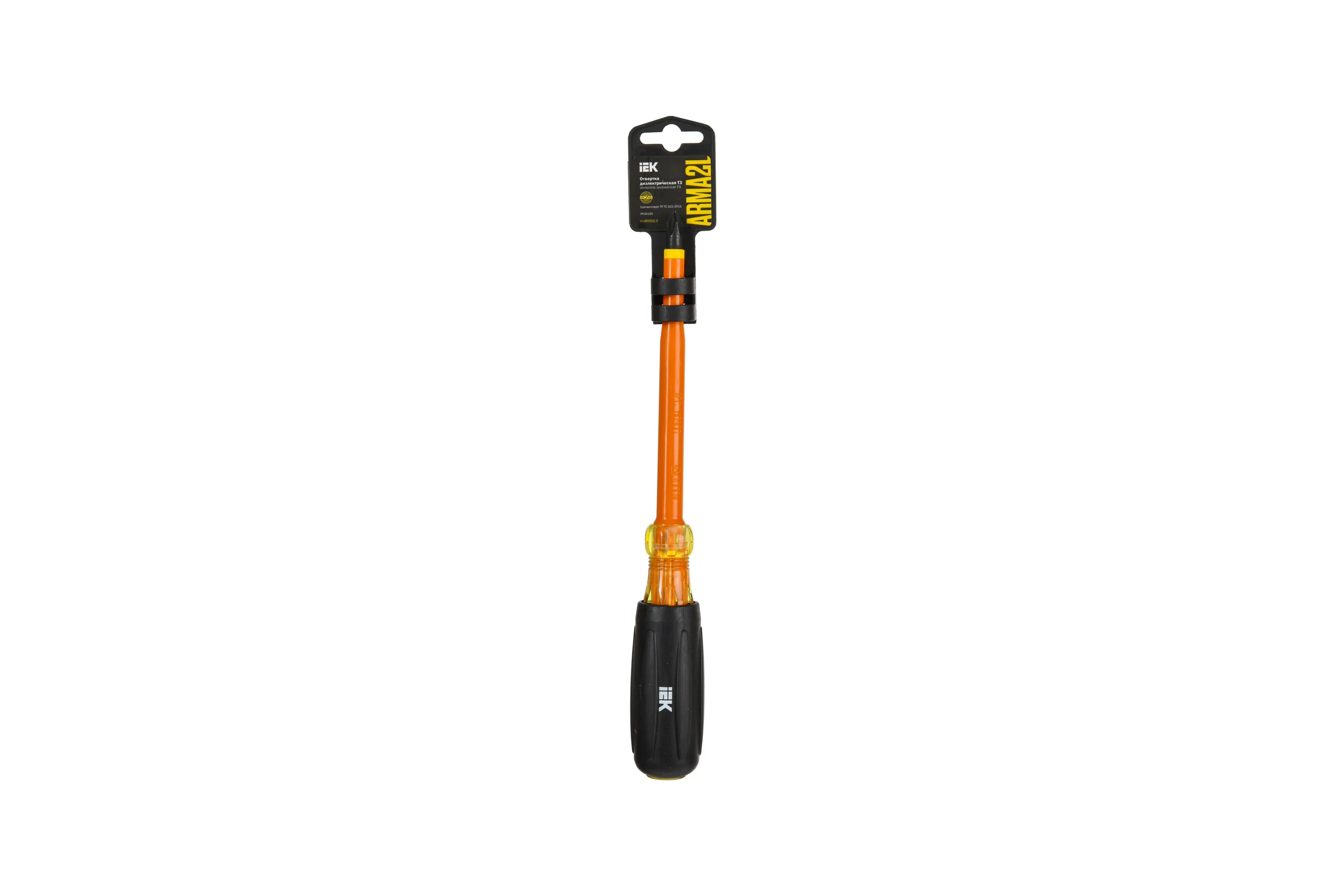 Отвертка IEK Arma2l 5 диэлектрическая ph3x150 т3 A2L5-SC30-T3-PH-30-150