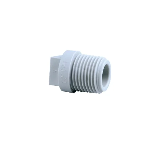 Пробка с резьбой PIPELIFE INSTAPLAST 1/2 grey/white 3297440622